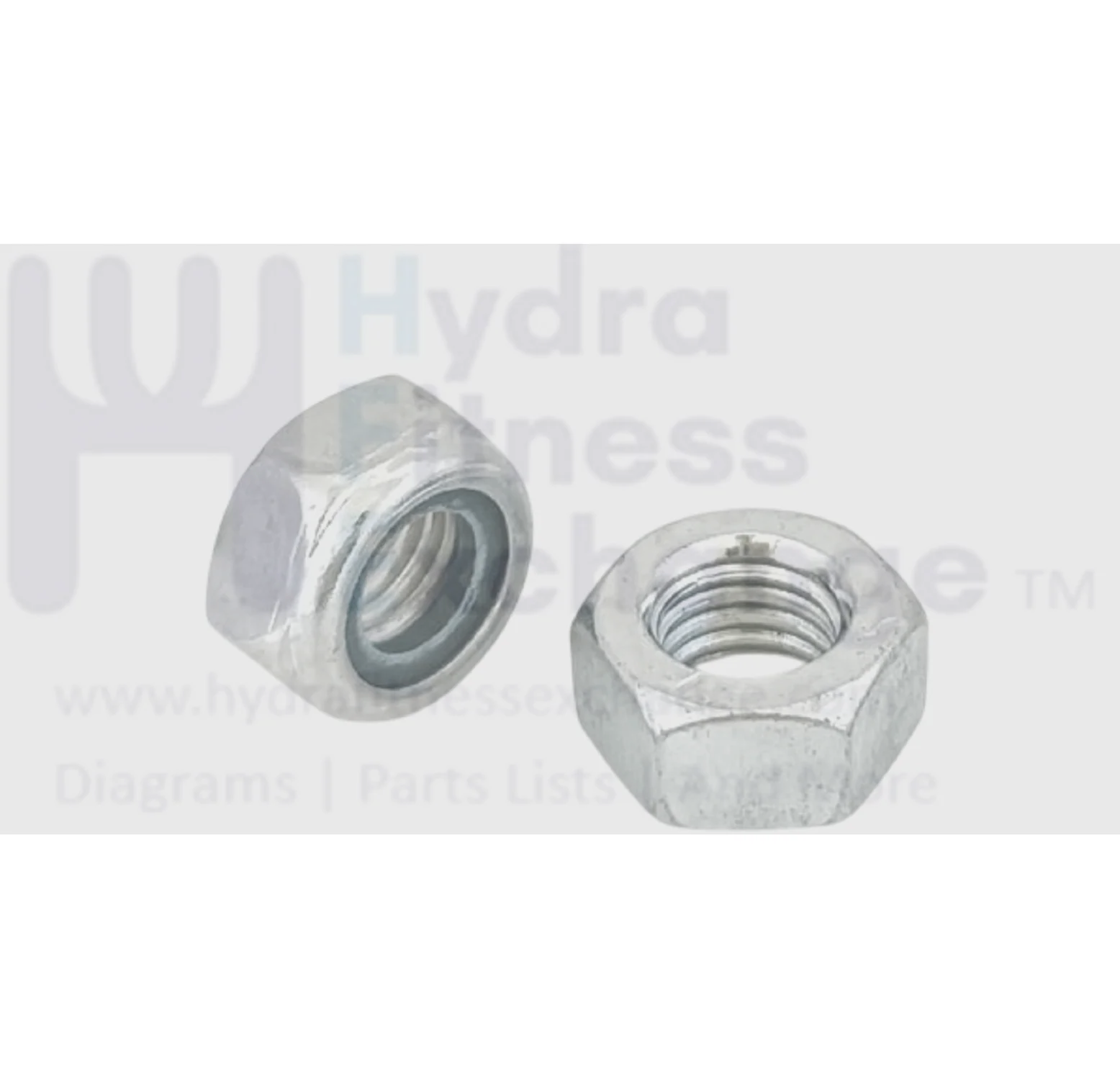 Hydra Fitness Exchange Miscellaneous Nylon Lock Hex Nut - Image 2