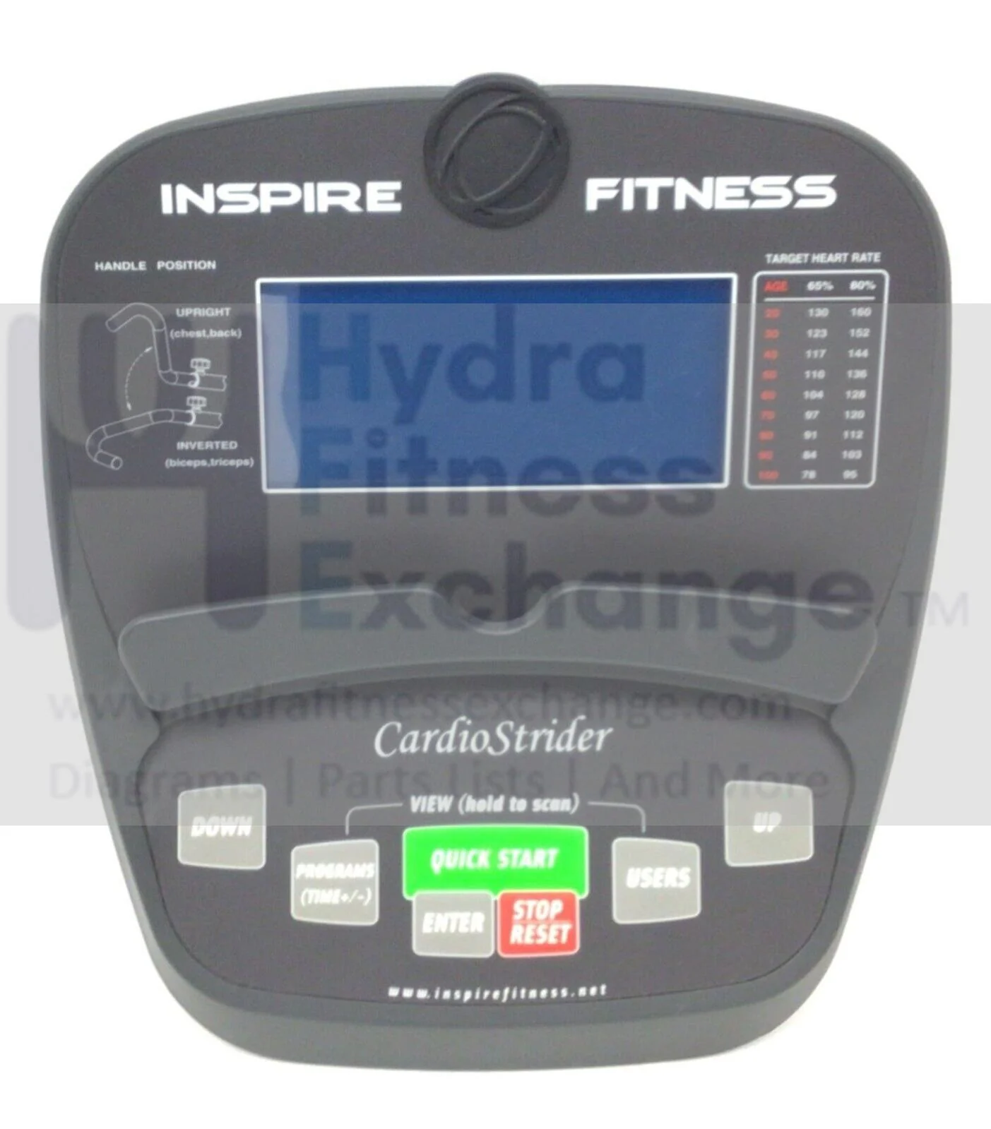Inspire Fitness Elliptical Display Console Assembly RC802-630-001