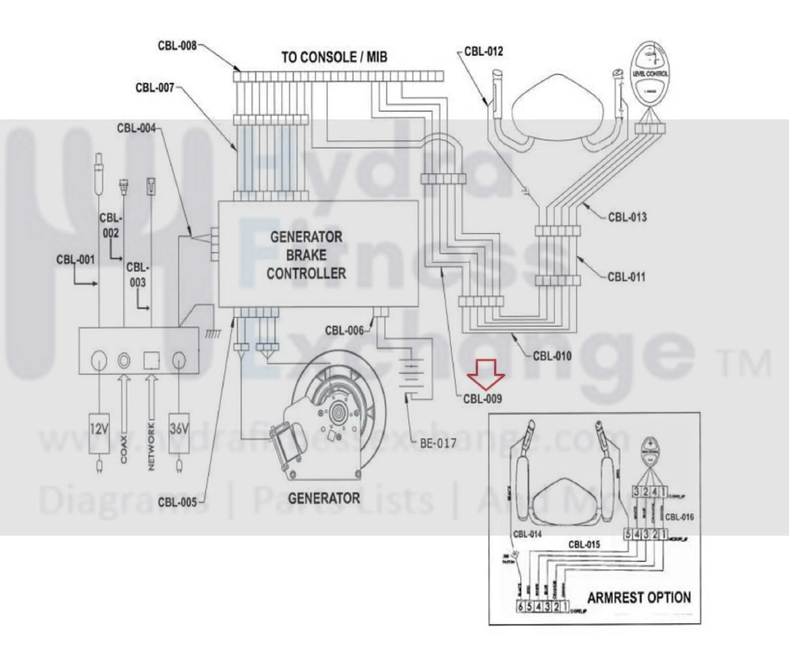 Life Fitness 95R 95RXPS Recumbent Bike Life Pulse Key Pad Cable AK66-00104-0000 - Image 3