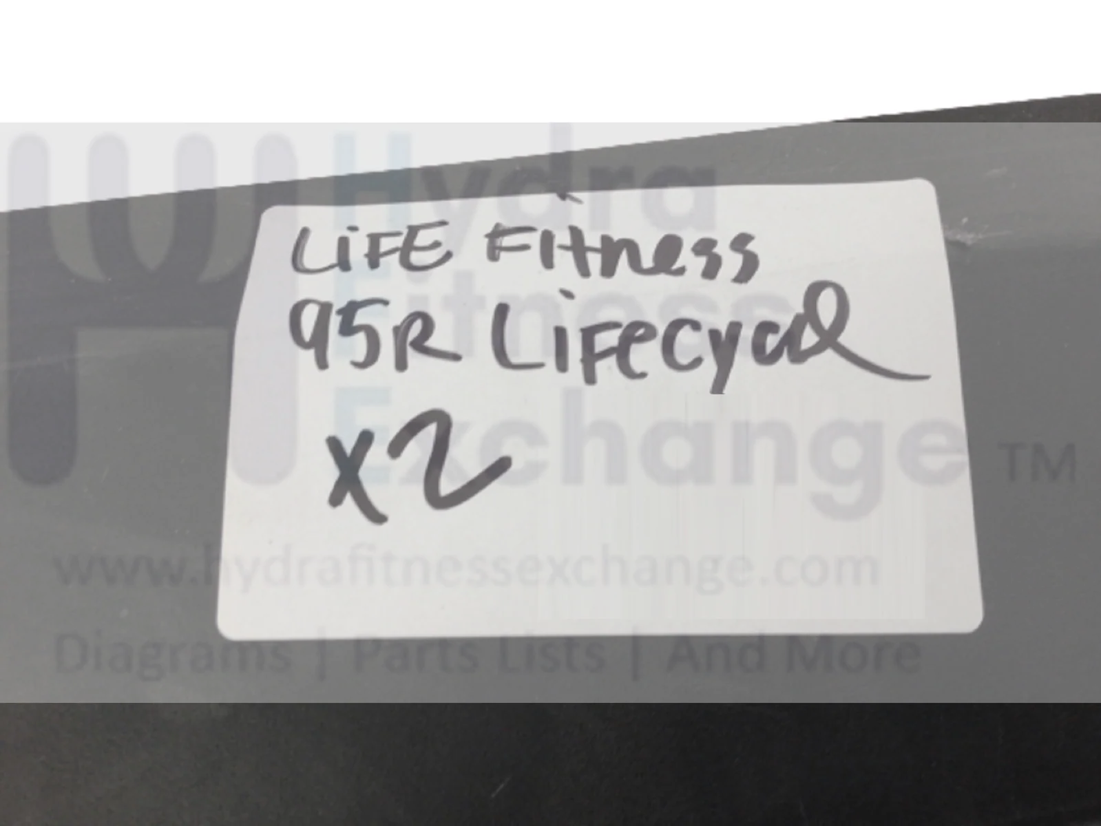 Life Fitness 95R Elevation CLQ -ALLXX-XX Recumbent Bike Extrusion Black 95R-EXTB - Image 2