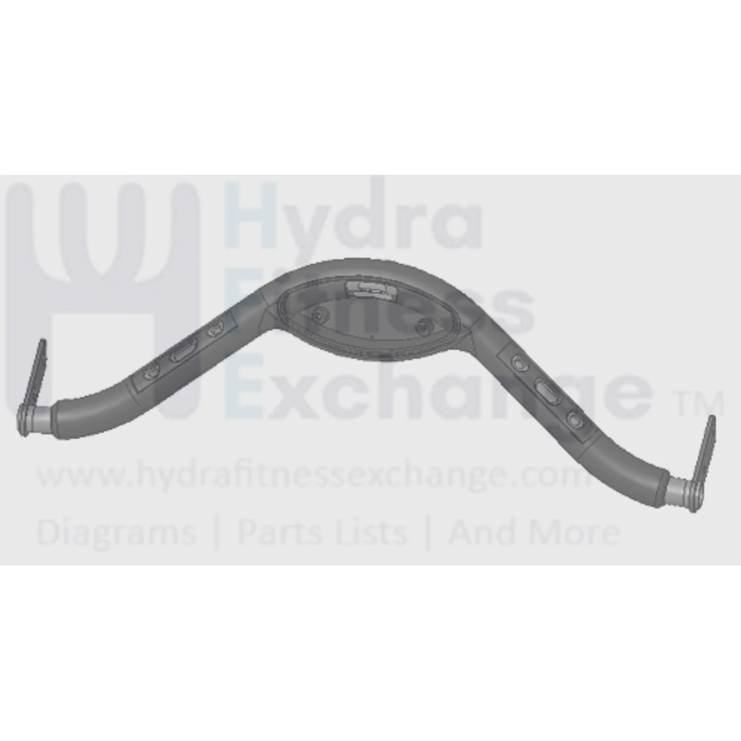 Life Fitness 95T - 95T-XXXX-07 Treadmill Handlebar Assembly AK58-00376-0001