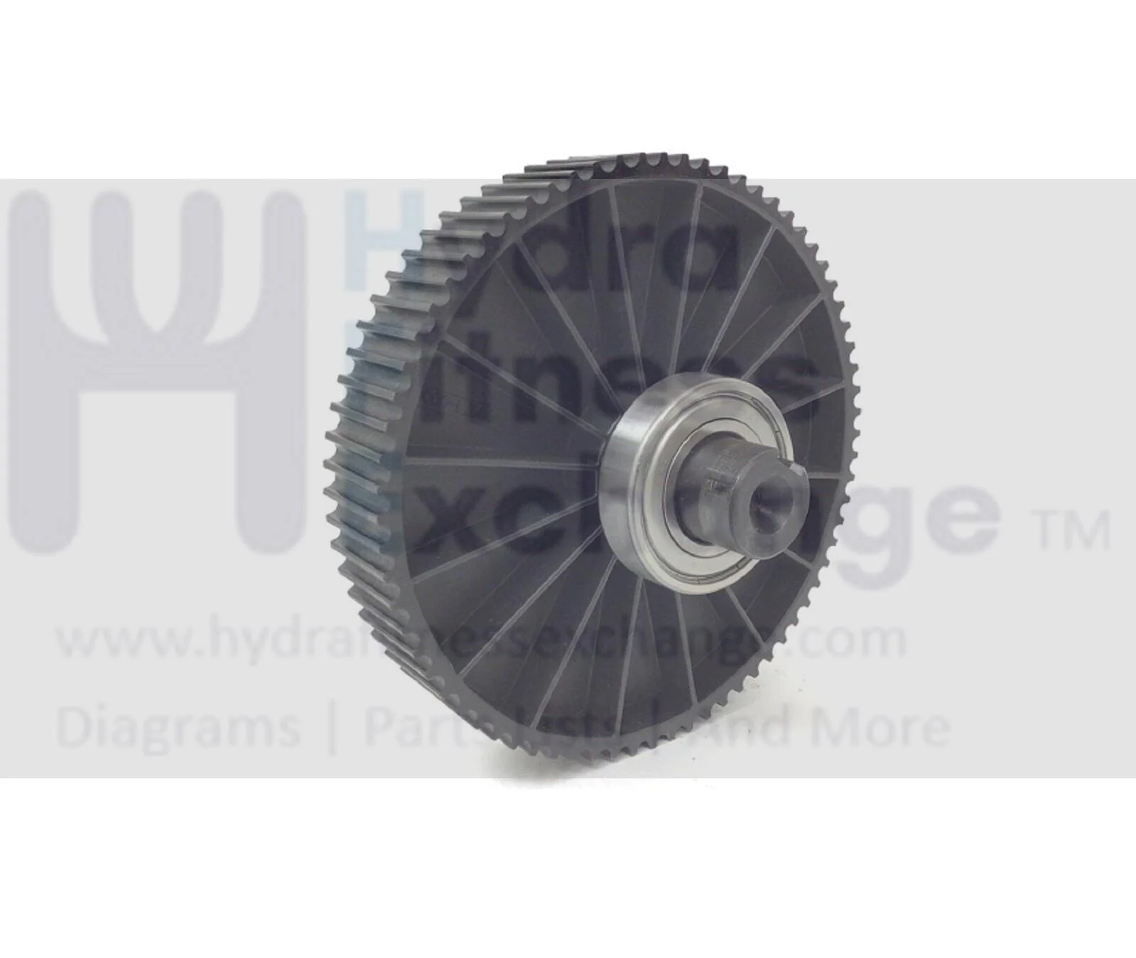 Life Fitness 95X Elliptical Crank Pulley with Spline for Cogged Belt ply-crn-84