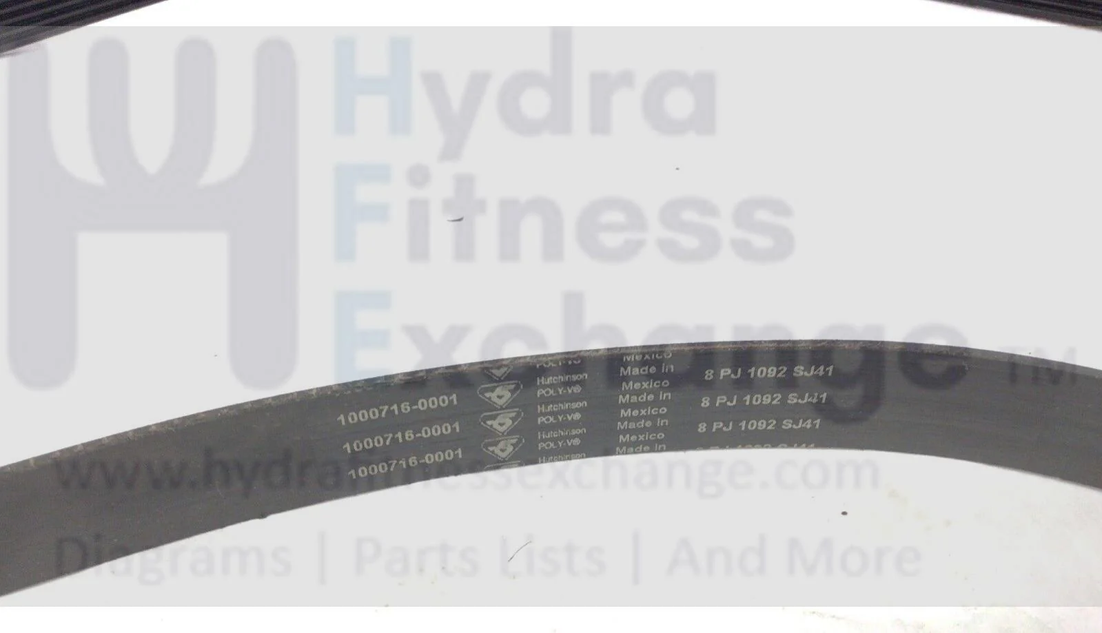 Life Fitness ALLXX-5101 Upright Bike Flange Poly-v Drive Belt 43" 1000716-0001 - Image 3