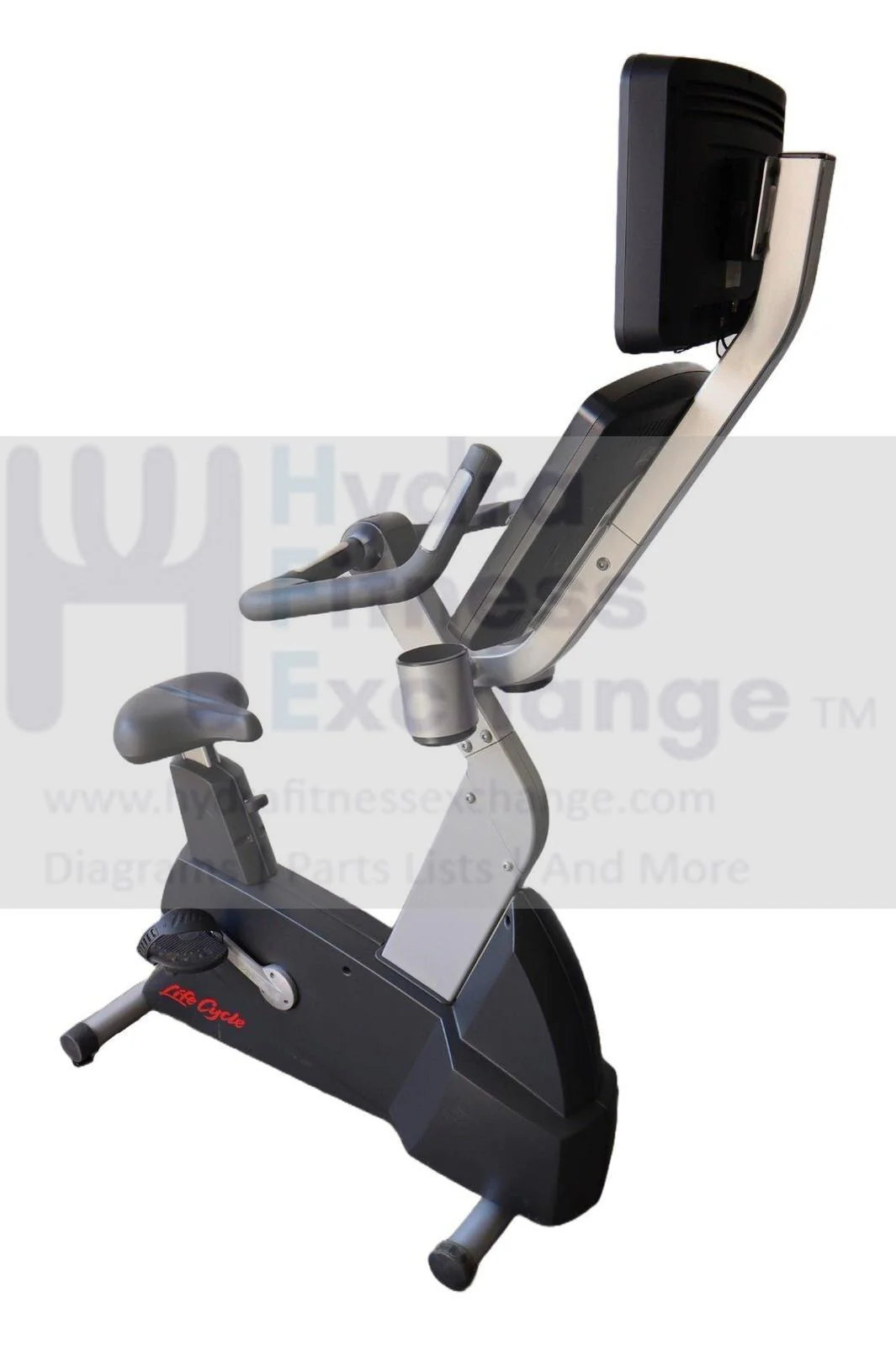 Life Fitness CLSC Club Series Integrity w TV CLB125 Upright Stationary Bike