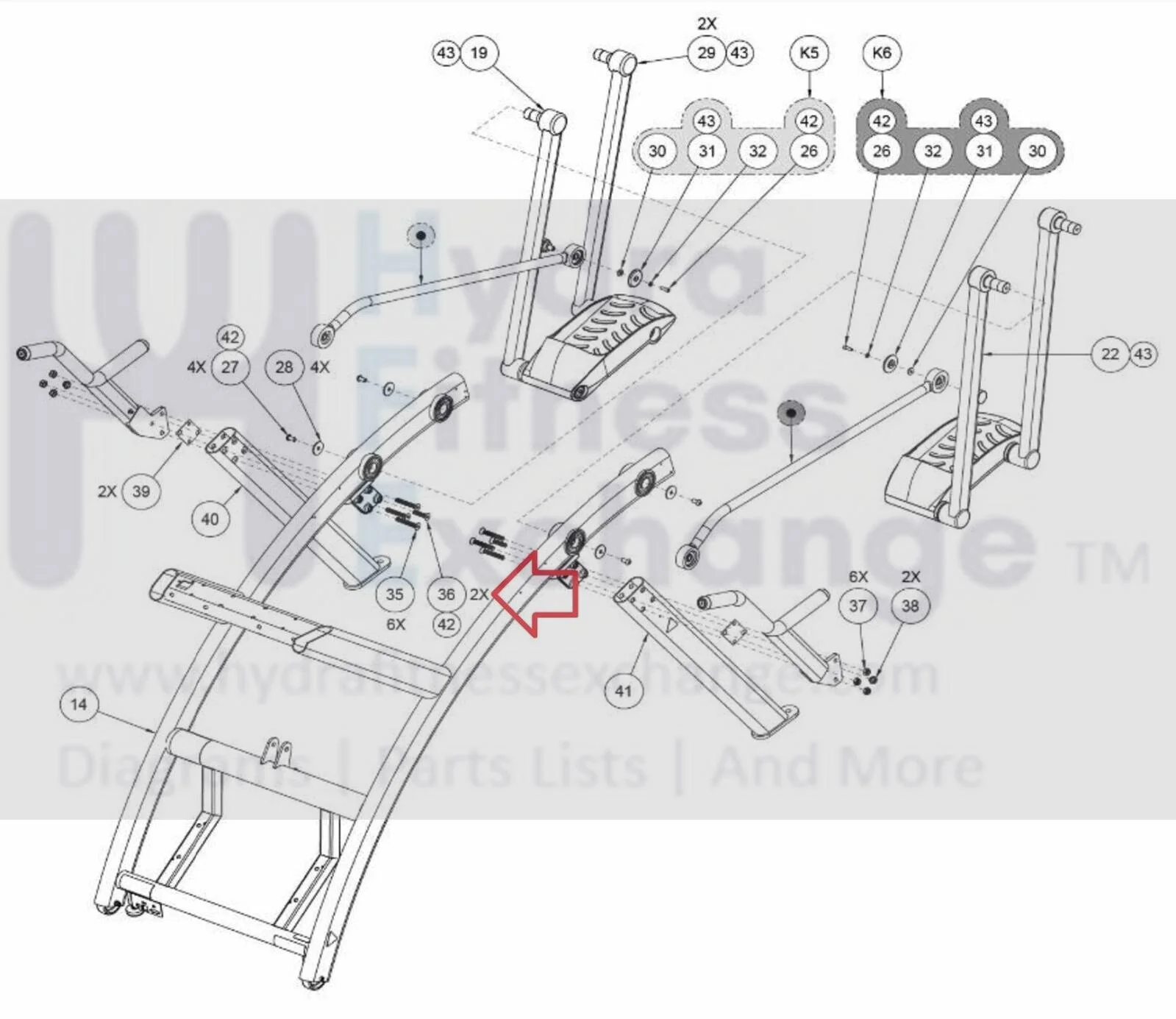 Life Fitness Cybex Elliptical Flat Head Bolt M10x1.5 1006745-0001 - Image 2