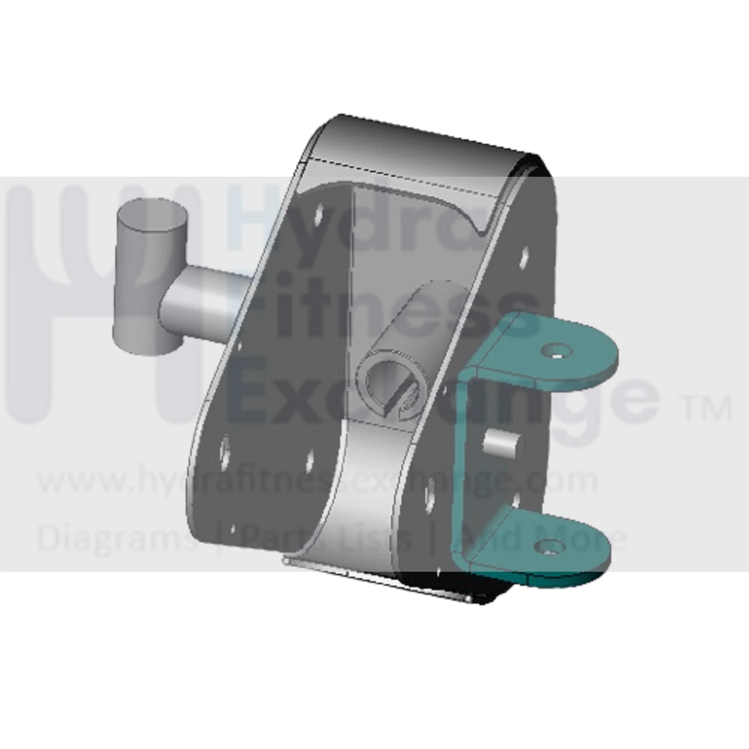 Life Fitness Cybex Strength System Pulley Adjustment Carriage Weldment 8327601