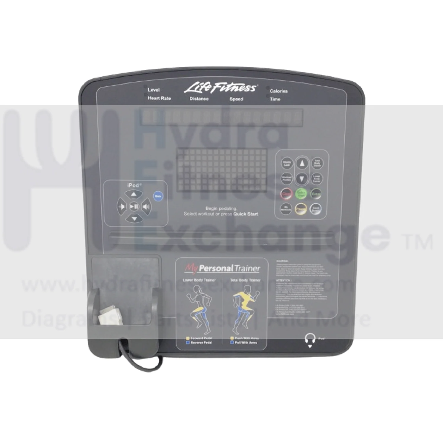 Life Fitness Elliptical Display Console Assembly AK86-00024-0201