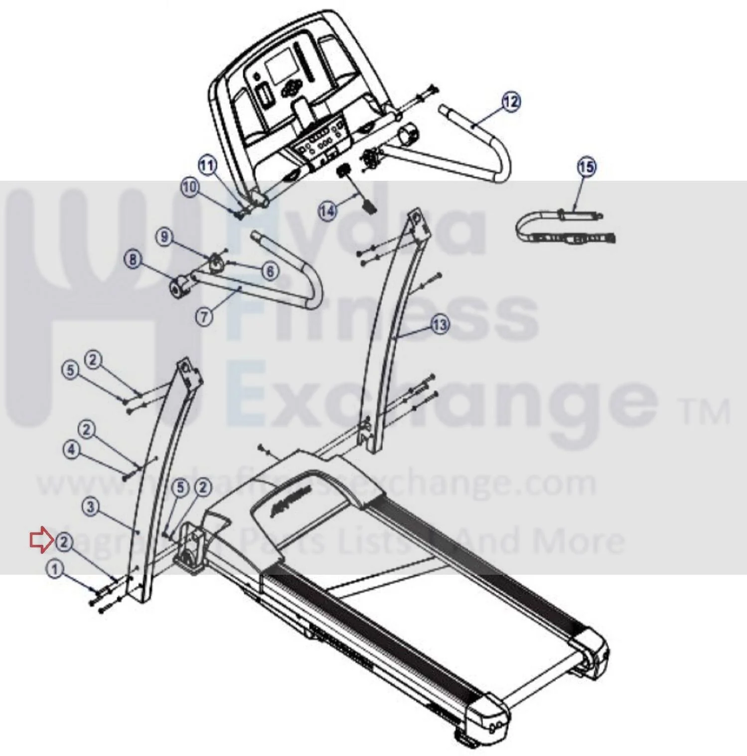 Life Fitness F3 Fit Series T3 Treadmill Lock Star Washer 8134101 - Image 2
