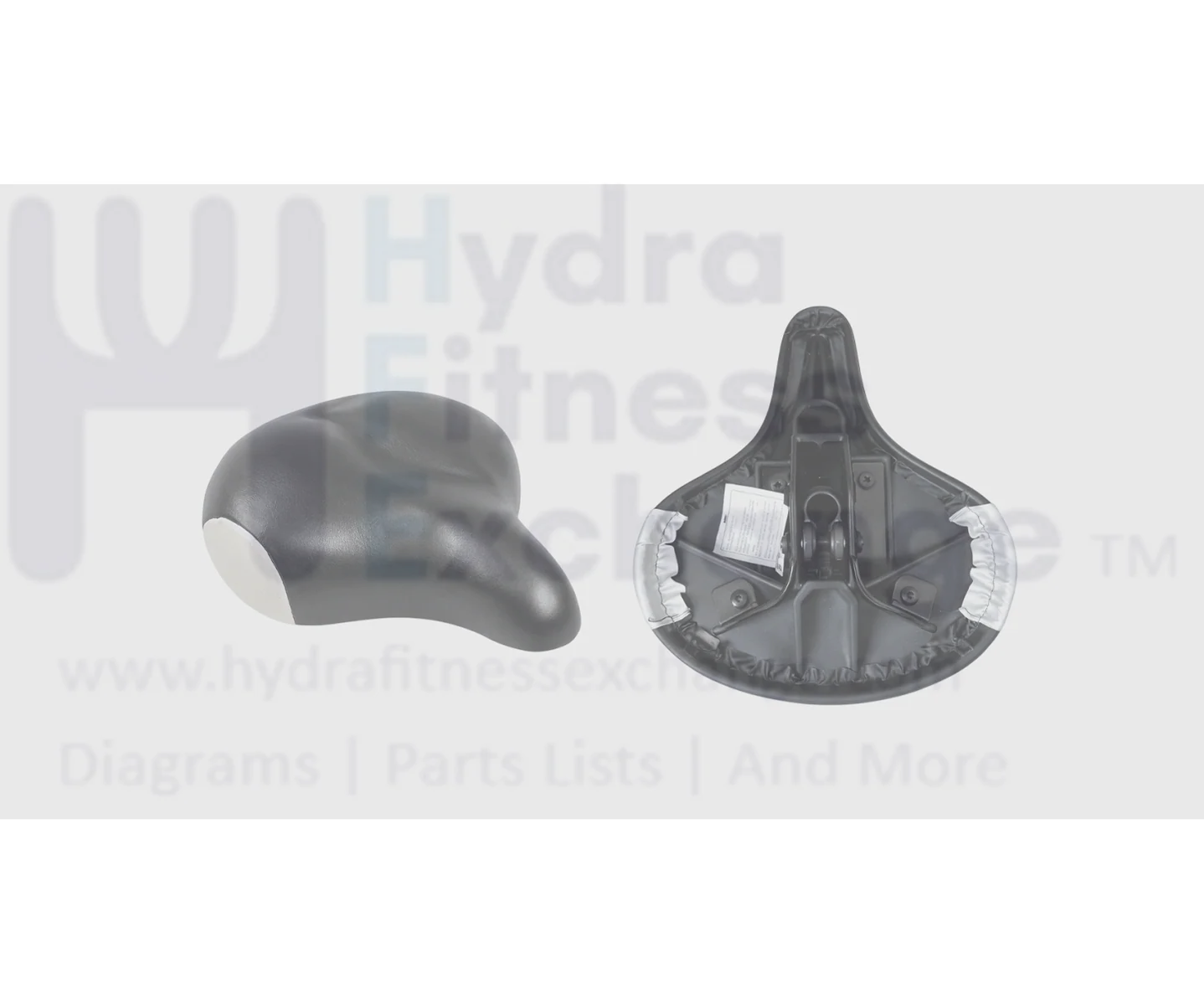 Life Fitness Indoor Cycle Saddle Seat W/Round Stud Clamp Style L 318mm x W 335mm - Image 2