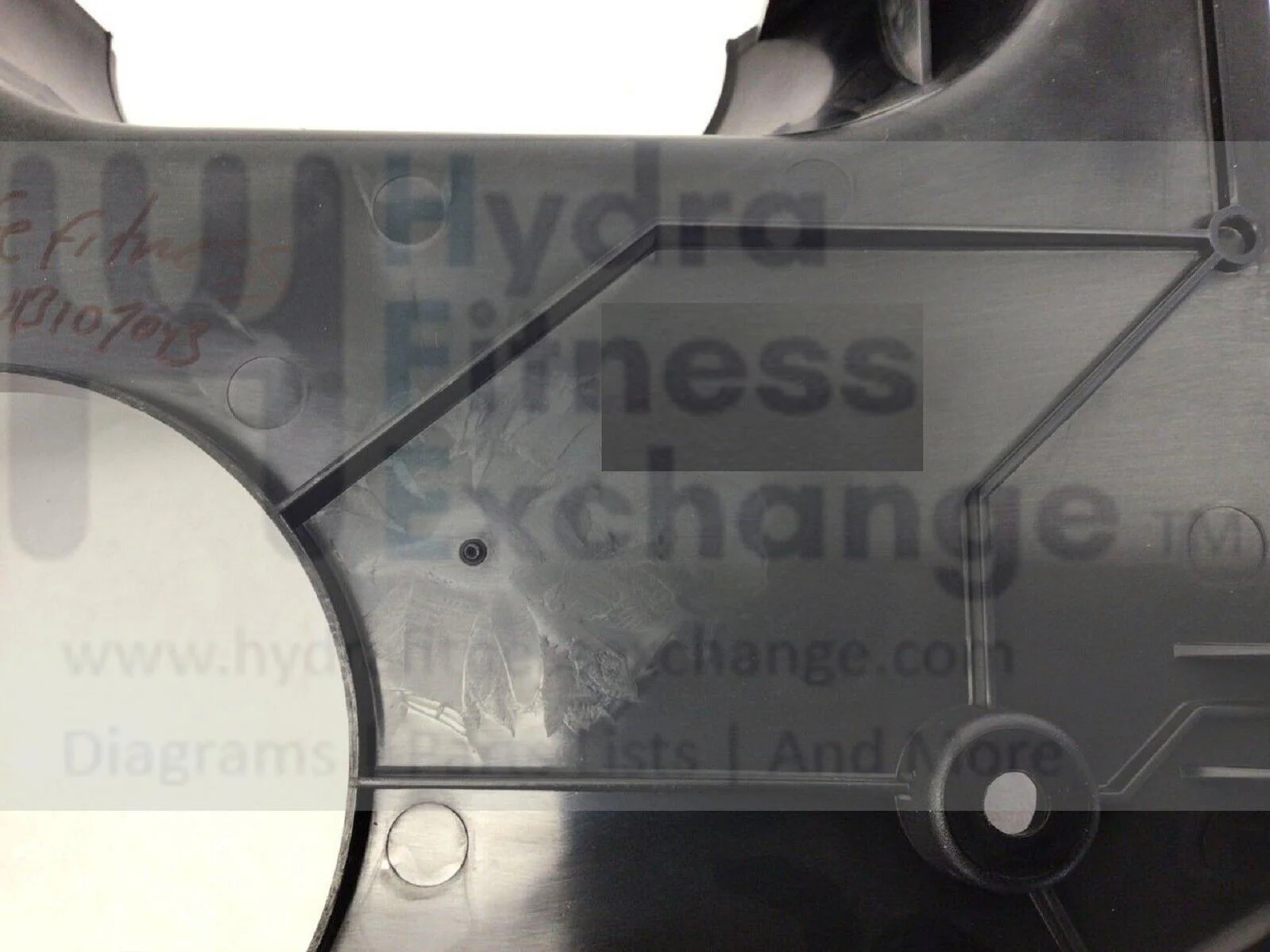 Life Fitness Integrity Upright Bike Right Bottom Cup Holder Cover 1001606-2400 - Image 2