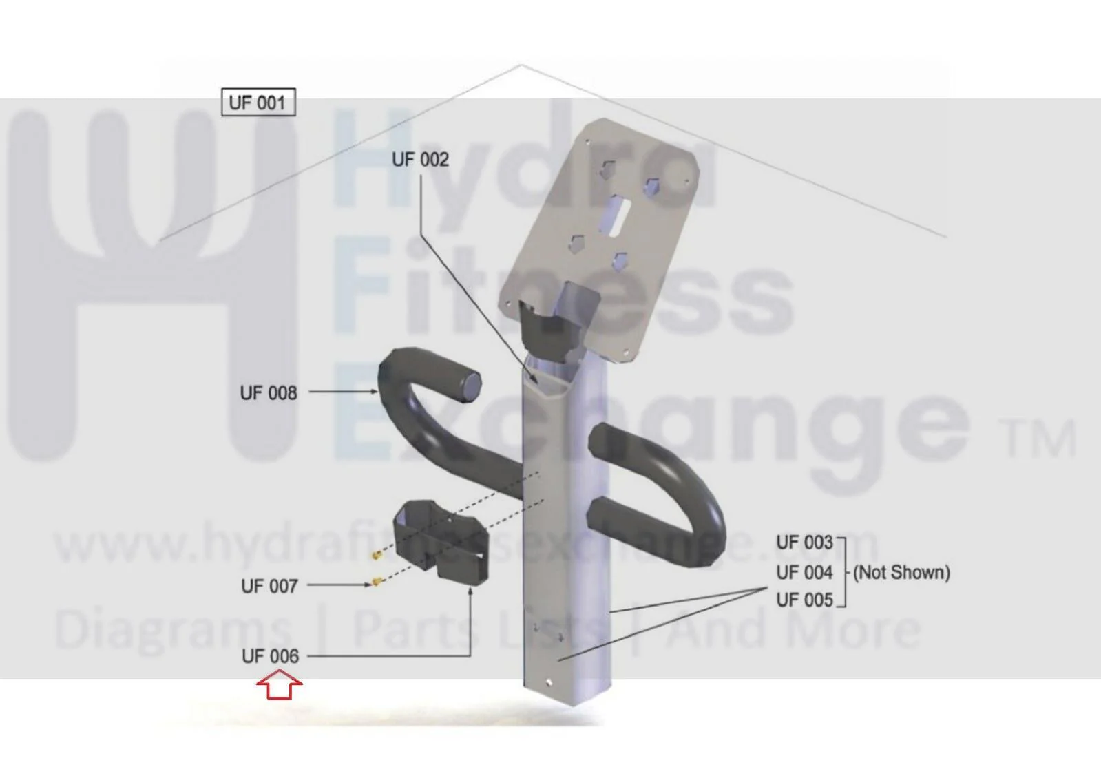 Life Fitness PCSR 95R Recumbent Bike Bracket 0K66-01112-0000 - Image 2