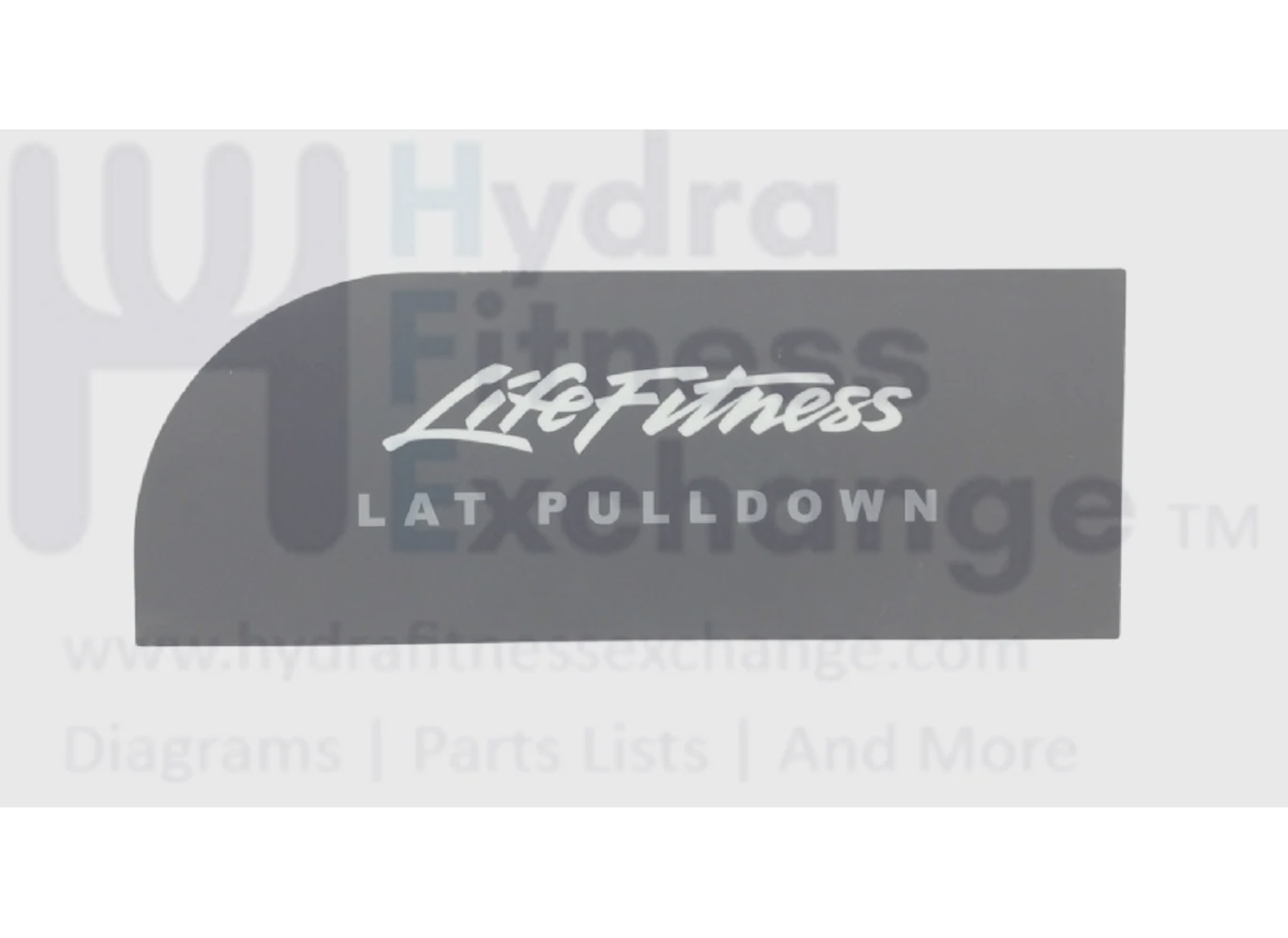 Life Fitness PSPDSE PSPD Strength System Logo Label Panel 7490701