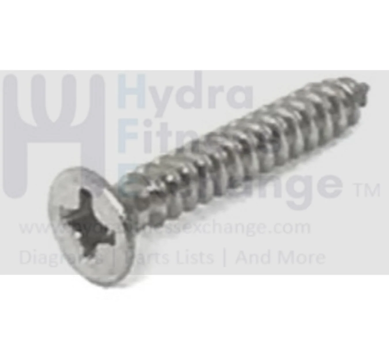 Life Fitness Rower Flat Head Tapping Counter Sunk Screw M3 x 20 0K106-10036-0000 - Image 2