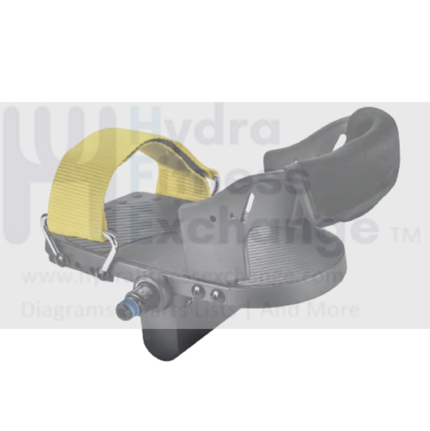 Life Fitness Stationary Bike Right Pedal Assembly W/ Strap AK66-00092-0001