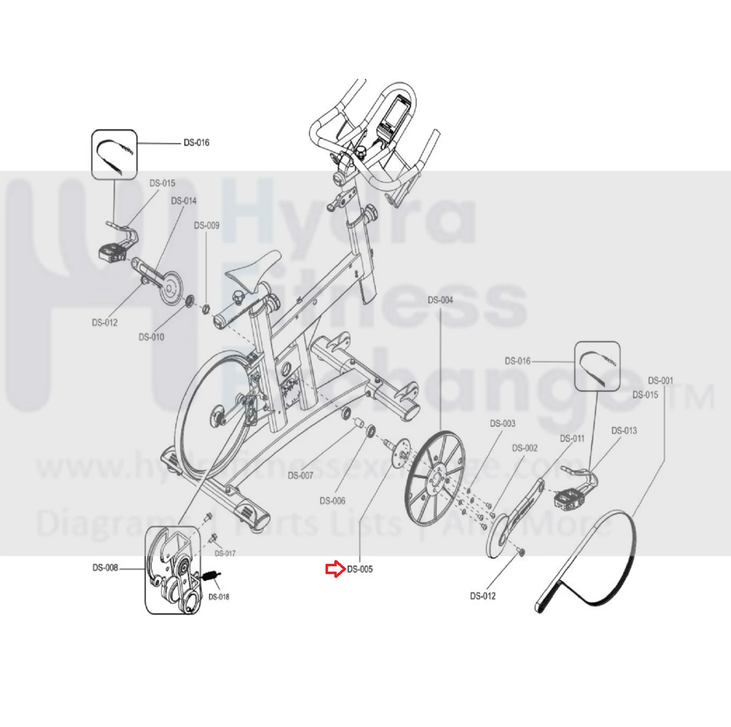 Life Fitness Stationary Bike Weldment Crank Shaft 9083102 - Image 2
