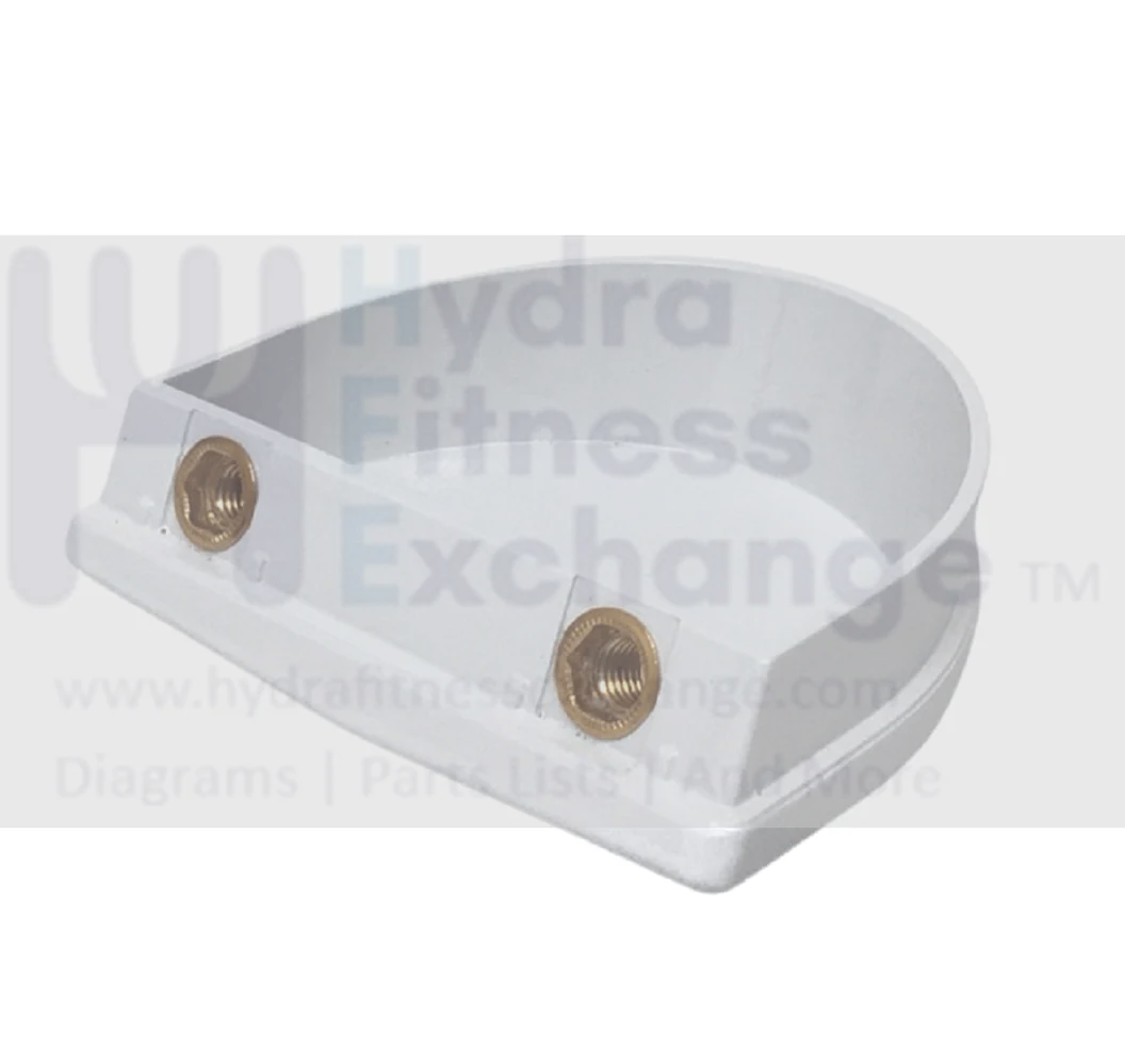 Life Fitness Strength System D-Tube Top White Cover 7326201 - Image 2