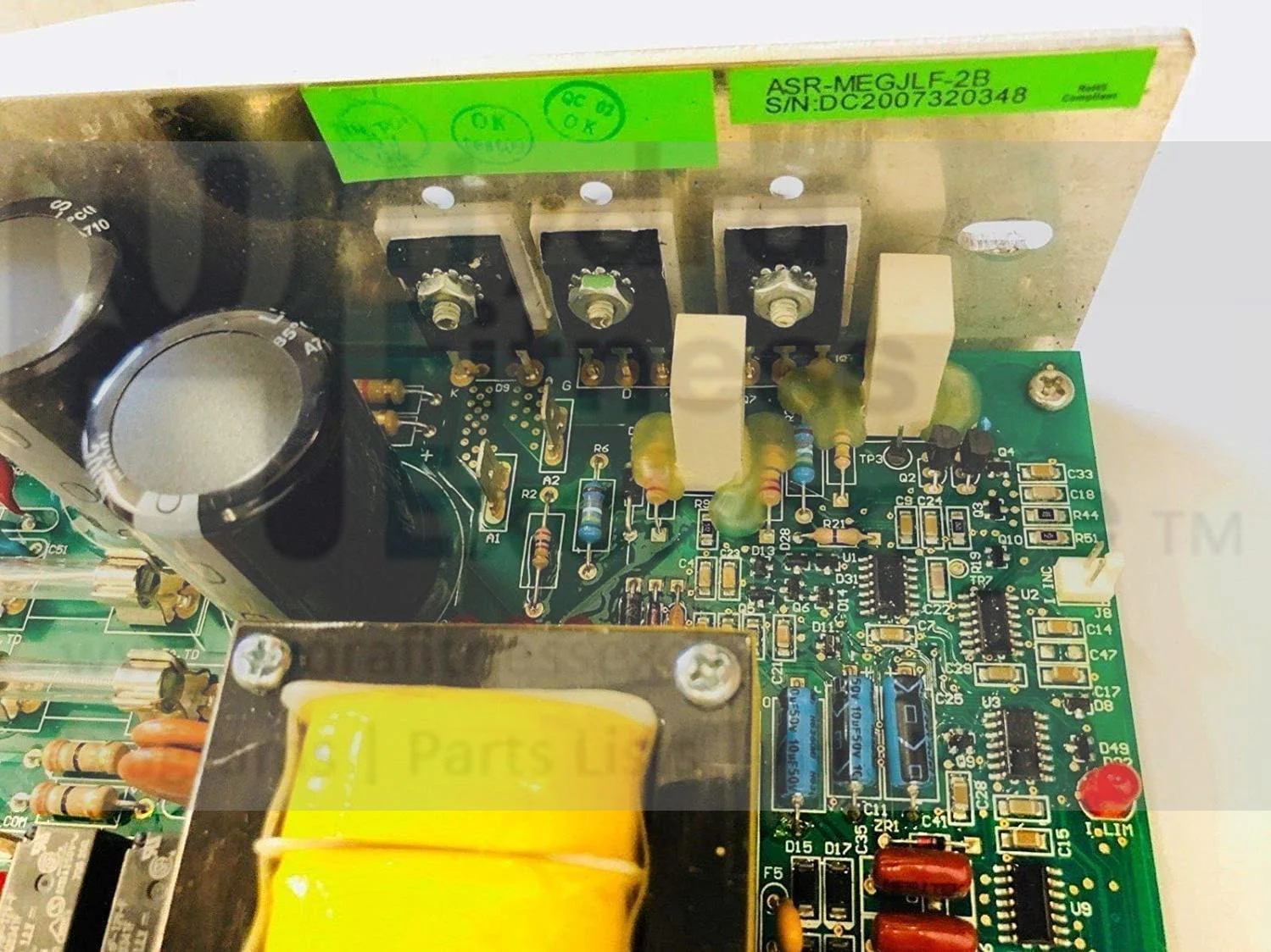 Life-Fitness T3 Treadmill Lower Motor Control Board Controller MFR- ASR-MEGJLF-2B & 8301101 - Image 2