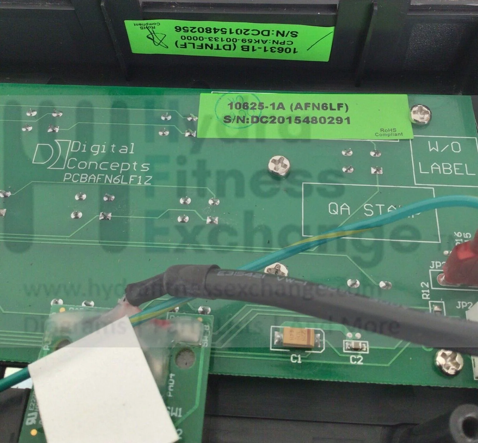 Life Fitness T5 Treadmill Incline Speed Switch Board Assembly AK59-00133-0000 - Image 3