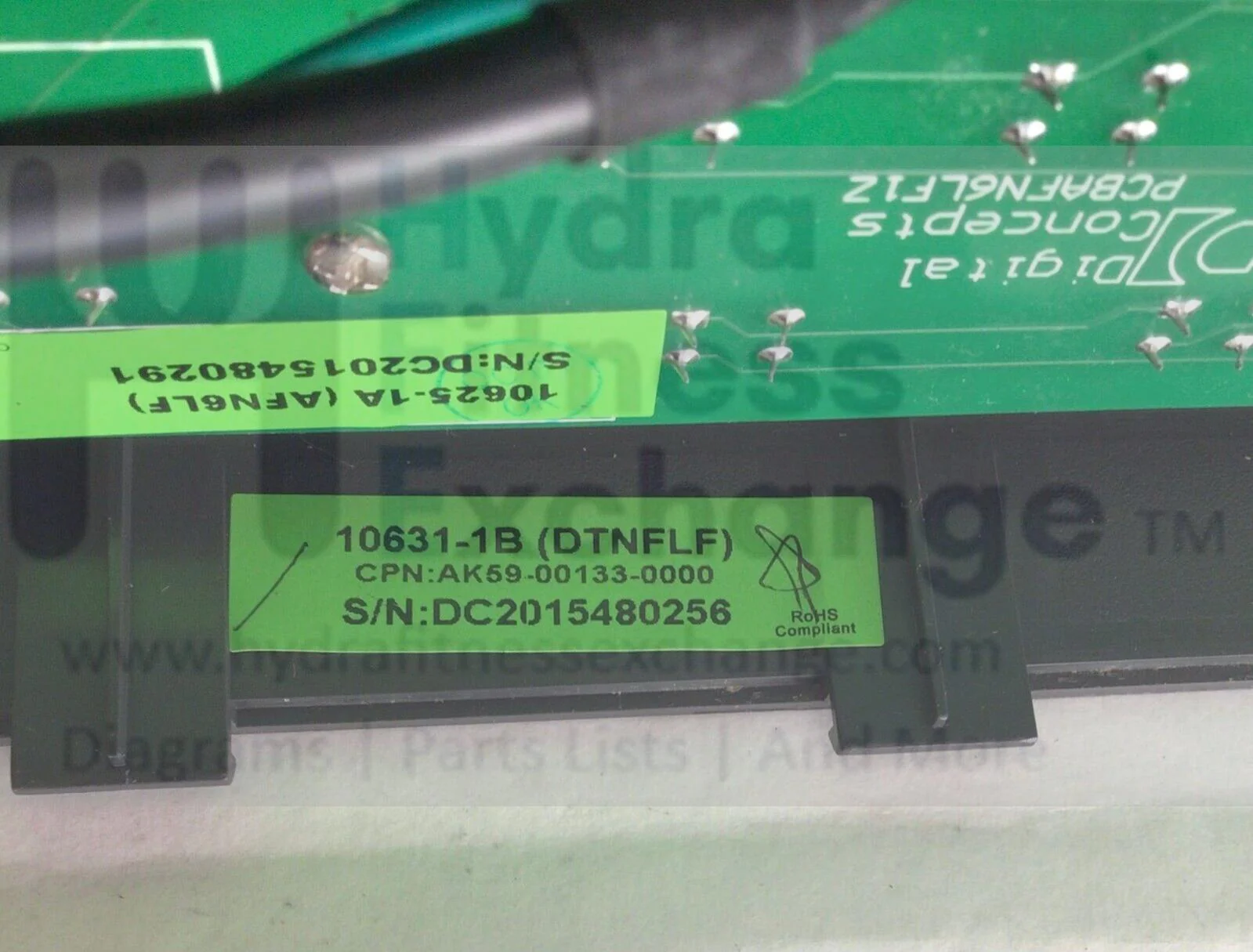 Life Fitness T5 Treadmill Incline Speed Switch Board Assembly AK59-00133-0000 - Image 4