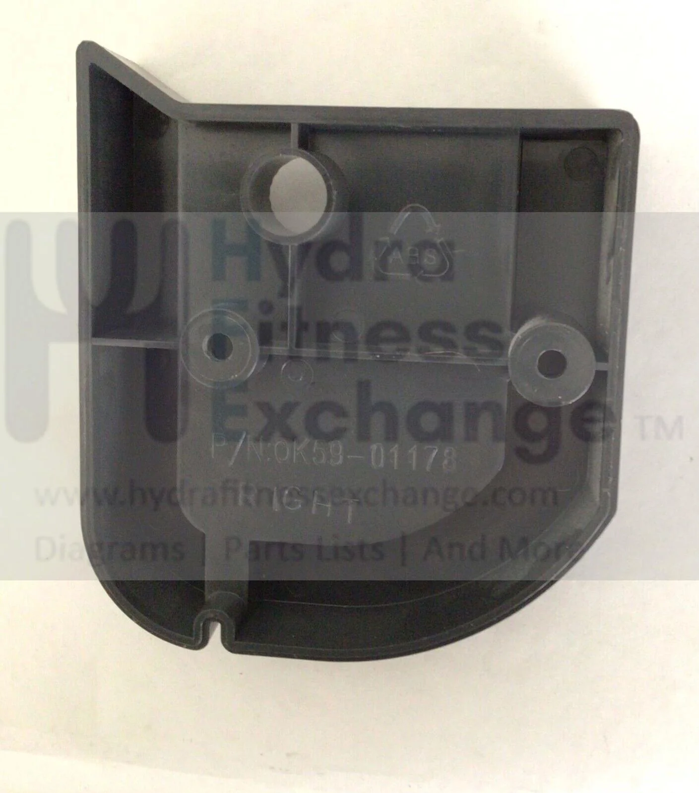 Used Life Fitness T7.0 T5 Treadmill Right Rear Roller End Cap 0K59-01178-0000 - Image 2