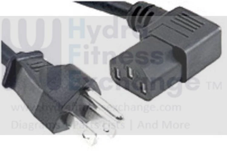 Life Fitness TR95S-0070-30 Treadmill Power Supply Cord 110V 8" 0017-00003-0781 - Image 2