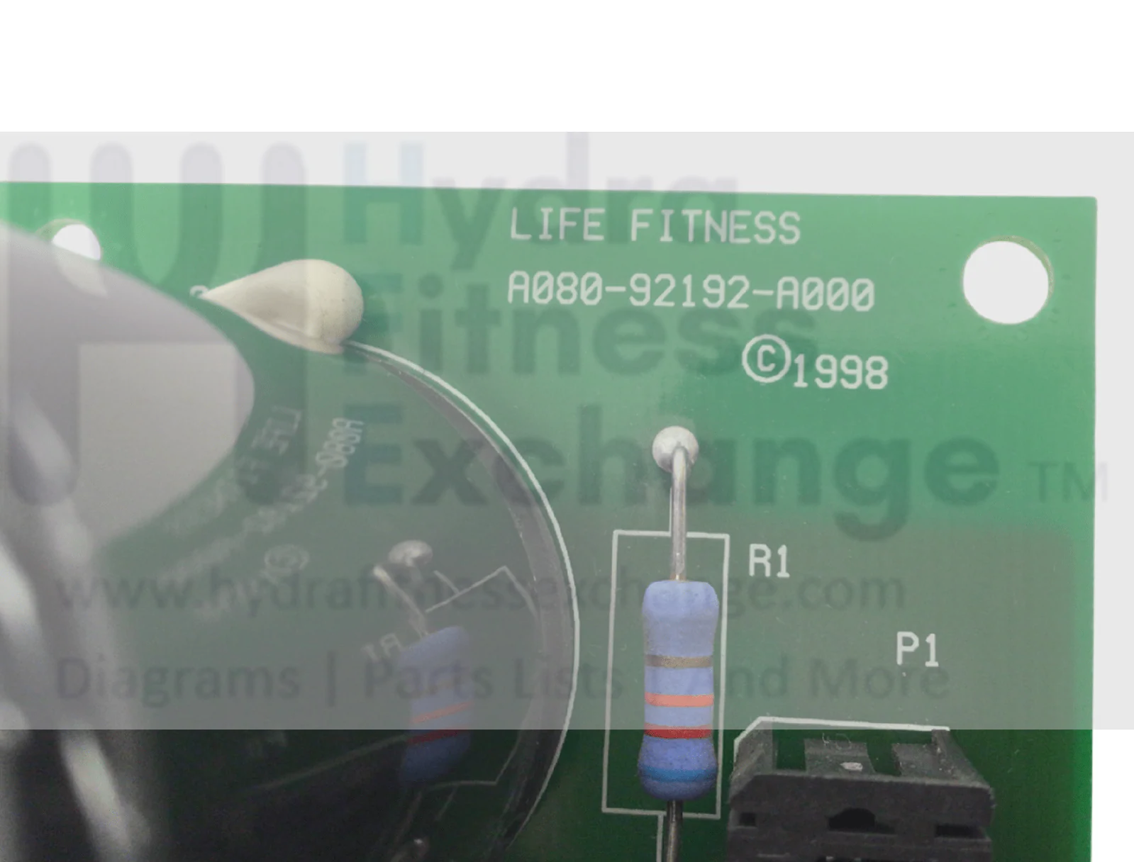Life Fitness Treadmill 2 Capacitor Controller Board A080-92192-A000 - Image 2
