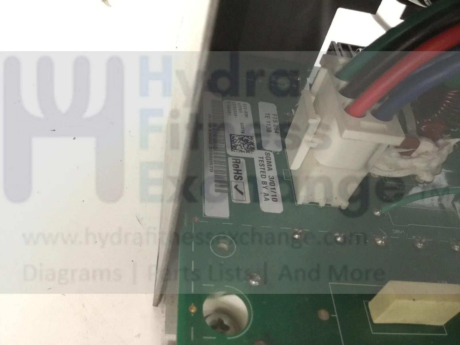 Life Fitness Treadmill Motor Controller 2 Capacitor Board AK58-00146-0004 - Image 3