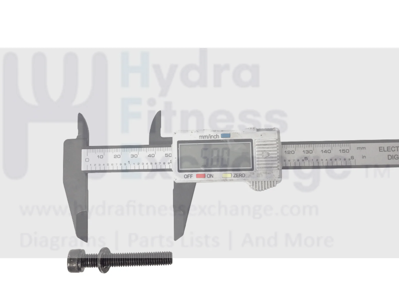 Life Fitness Treadmill Round Head Hex Socket Screw M8 - 1.25 x 50mm 3253907 - Image 2