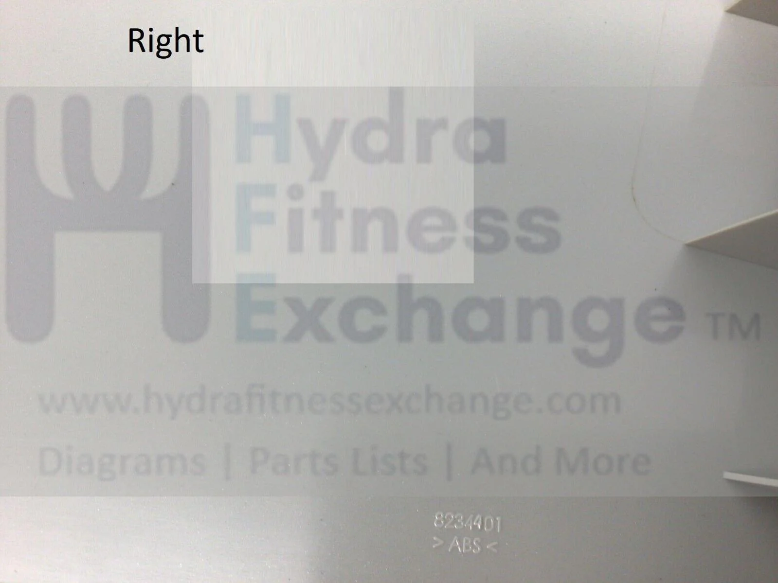 Life Fitness X8 Elliptical Right Rear Shroud Assembly MFR-8234401 8765601 - Image 2