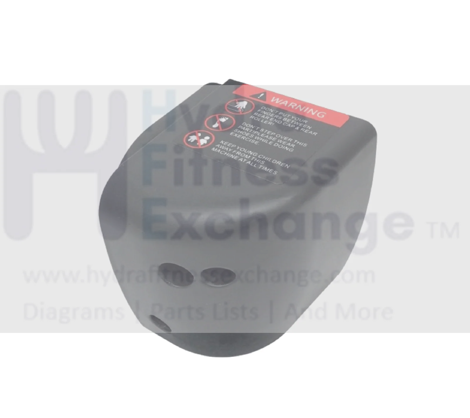 Life Smart TM4500 Treadmill Right Rear Roller End Cap MFR-P000398 & 7363132 - Image 2