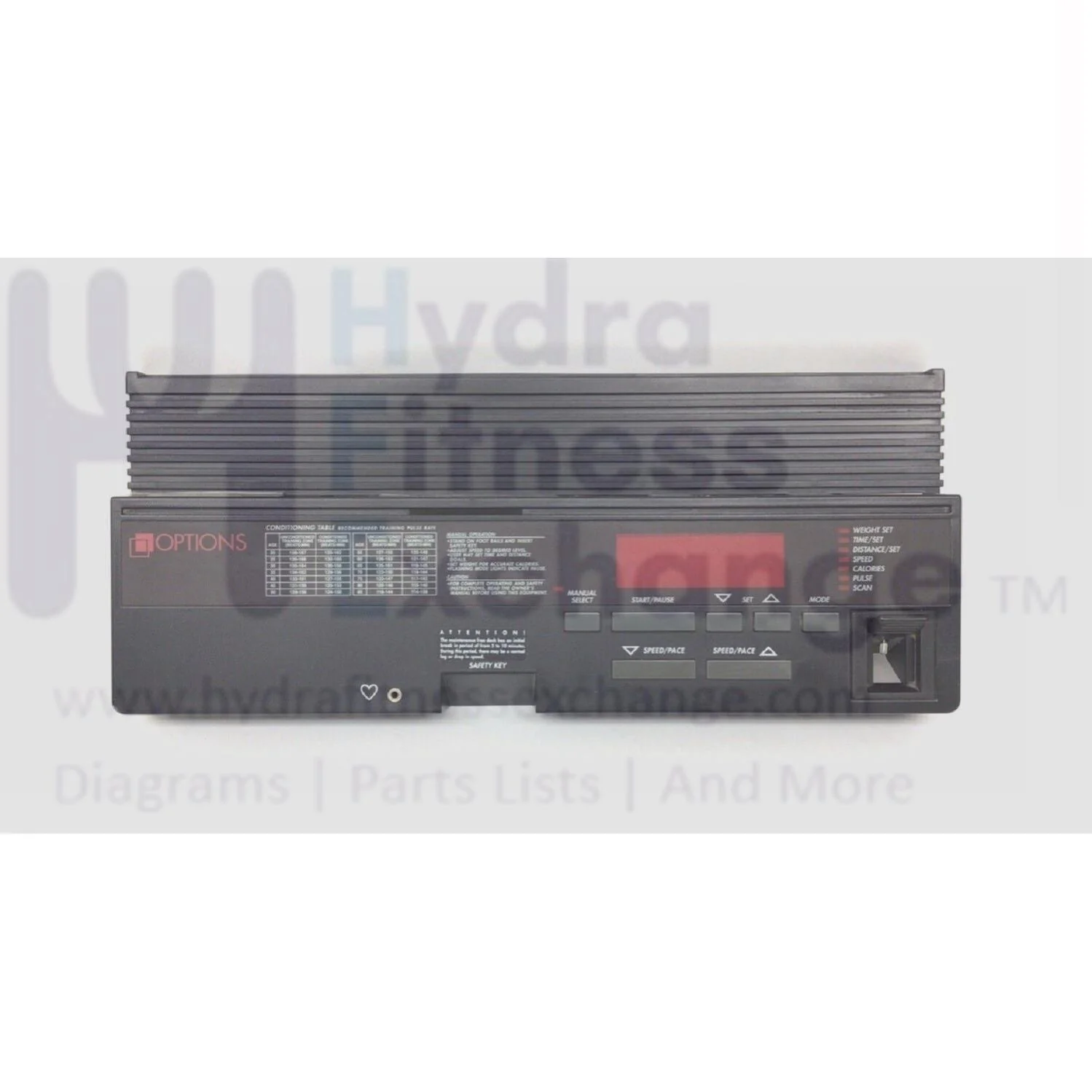 Life Styler 8.0 MPH - 831.297033 Treadmill Display Console Panel 107713