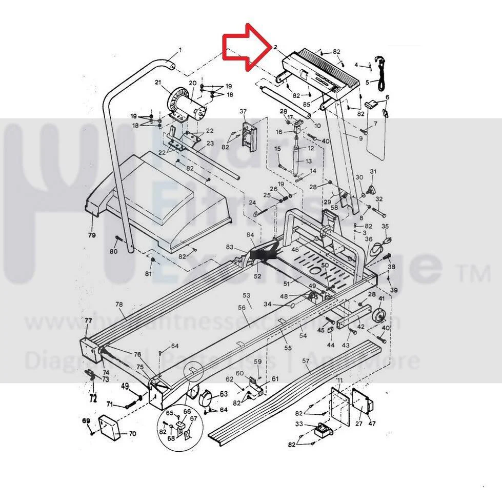 Life Styler 8.0 MPH - 831.297033 Treadmill Display Console Panel 107713 - Image 4