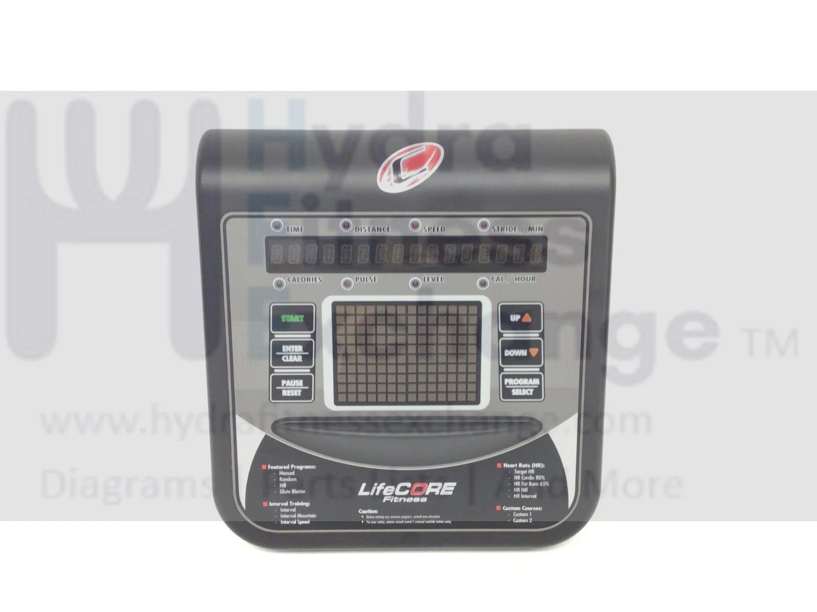 Lifecore LC-CD500 Elliptical Display Control Panel Assembly