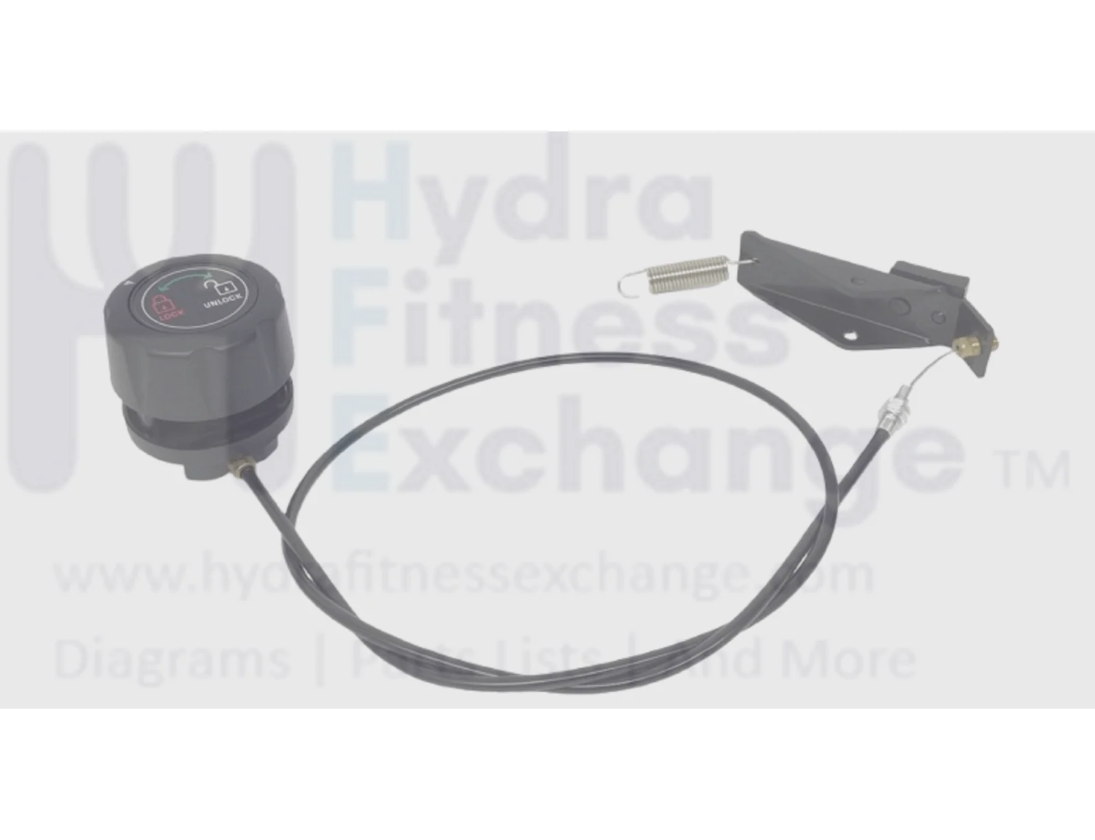 LifeCore VST-V8 Elliptical Movement Lock Unlock Knob & Cable Set 9521271 - Image 2