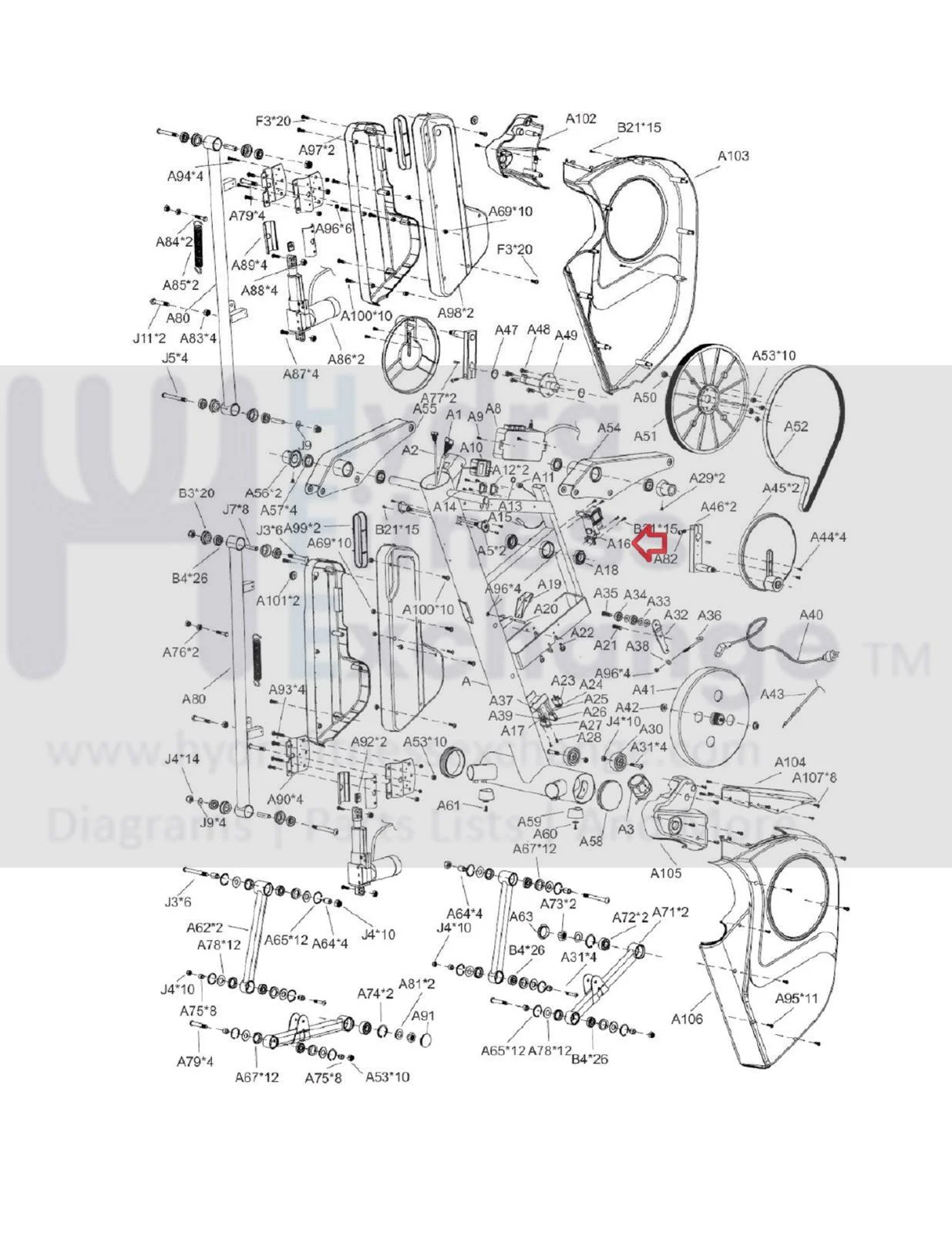 Lifecore VST-V8 Elliptical Resistance Motor Assembly - Image 2