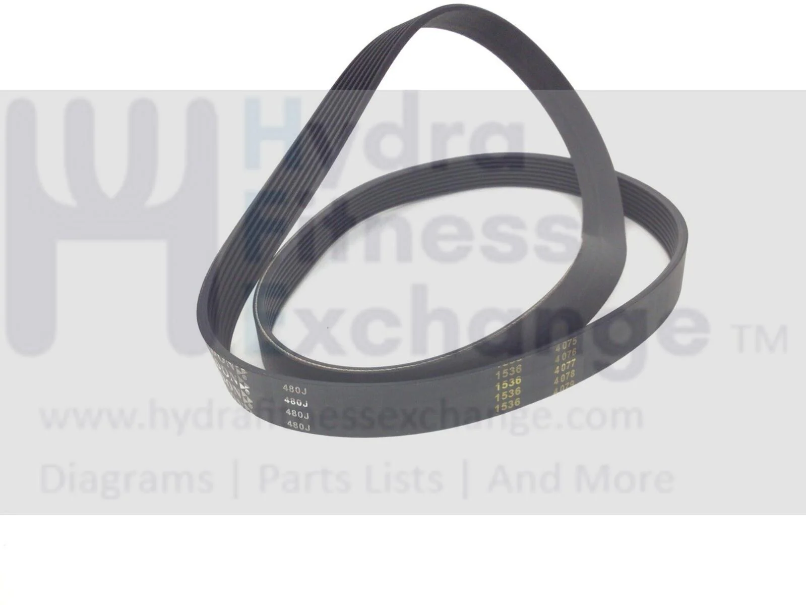 Used Lifespan Cross Trainer E3i E2i Elliptical Pulley Drive Belt 48" 2000000571 - Image 2