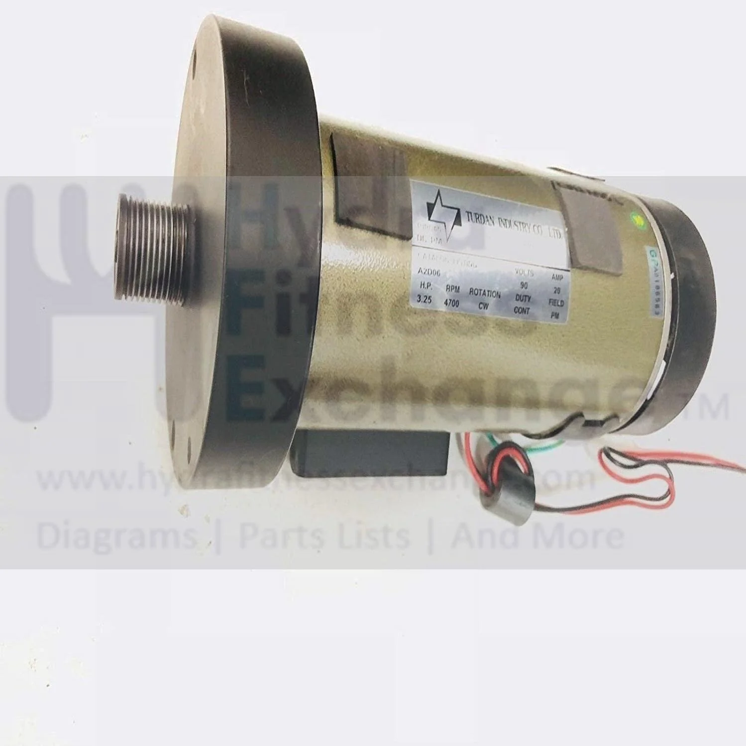 Lifespan TR4000i Treadmill Dc Drive Motor with Flywheel A2D06 & 01112504703500 - Image 2