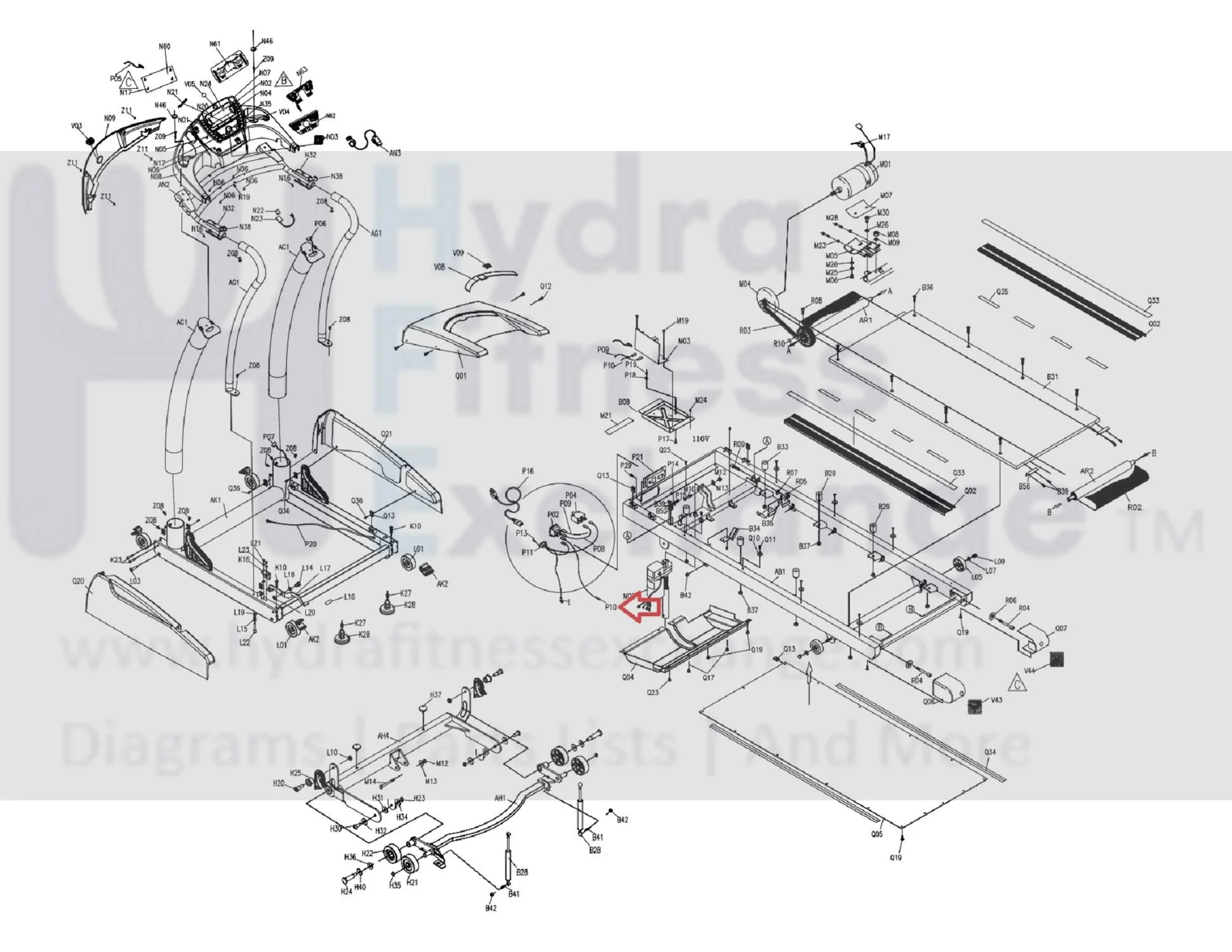 Livestrong AFG Vision Horizon Fitness Treadmill Control Board Power Wire 019462-A - Image 3
