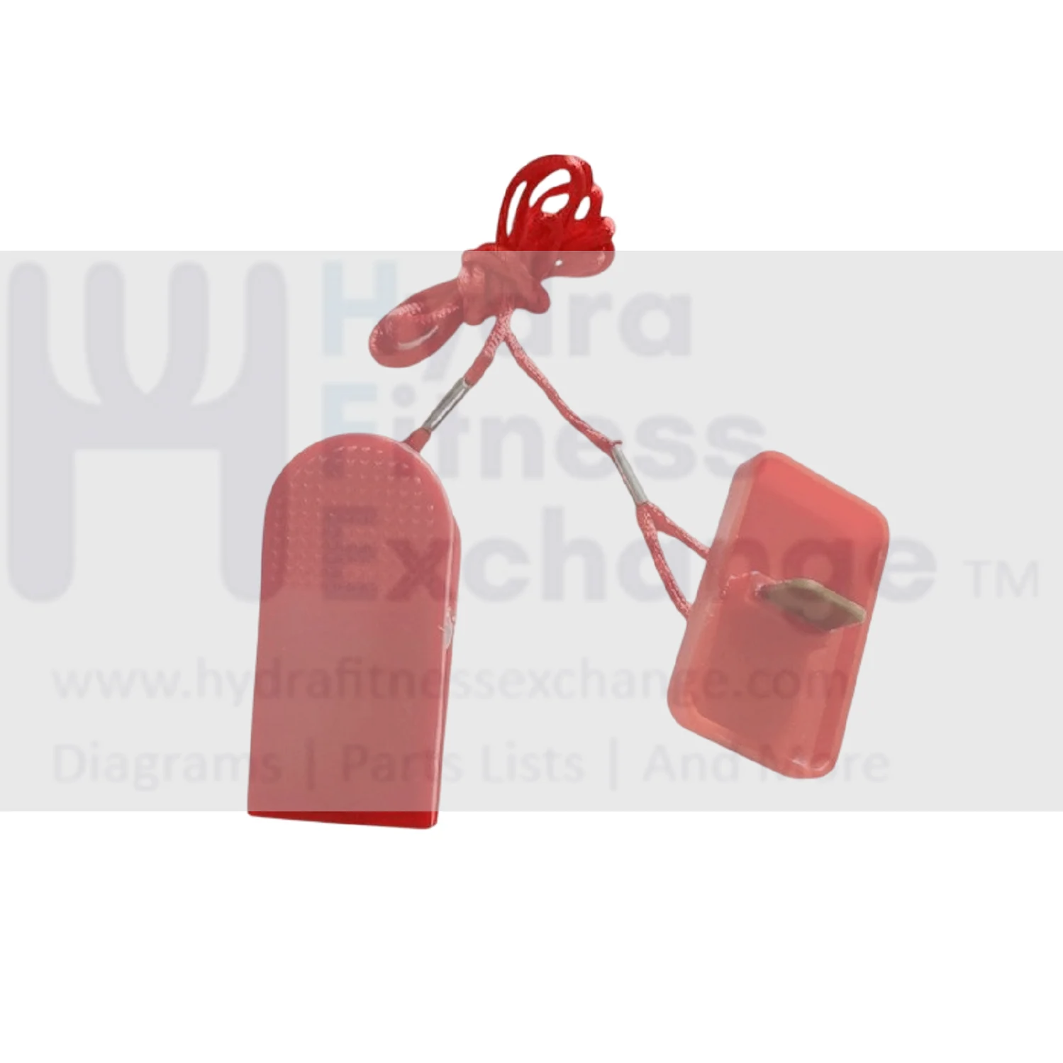 Locking Rectangular Safety Key Metal Insert 46mm (L) - 28mm (W) Treadmill - Image 2