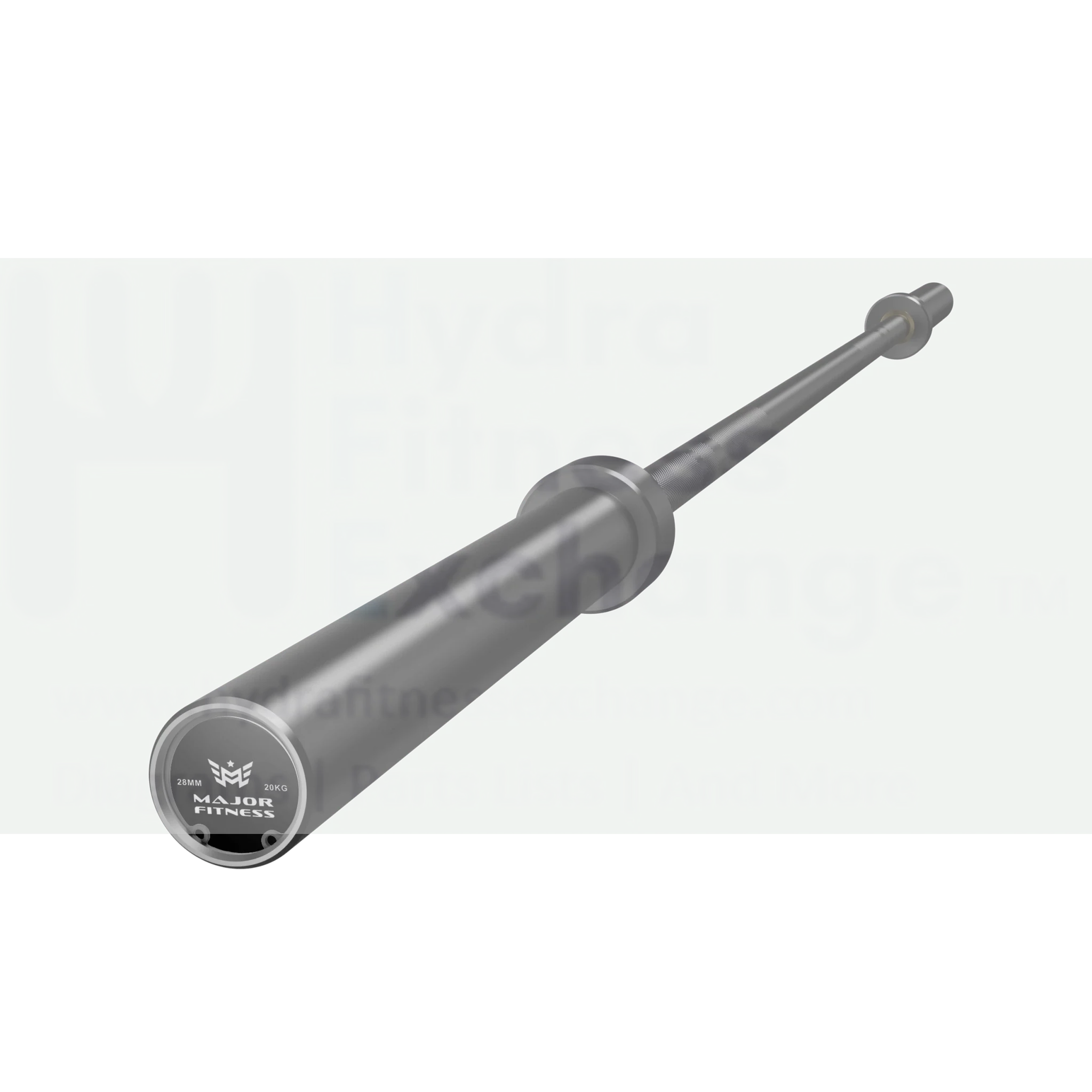 Major Fitness 7ft 45LB 20kg Home Gym Barbell Black