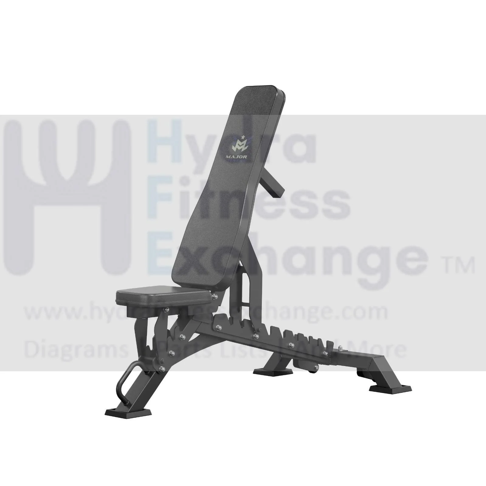 Major Fitness Adjustable Bench | 1300Lbs Capacity Weight Bench PLT01