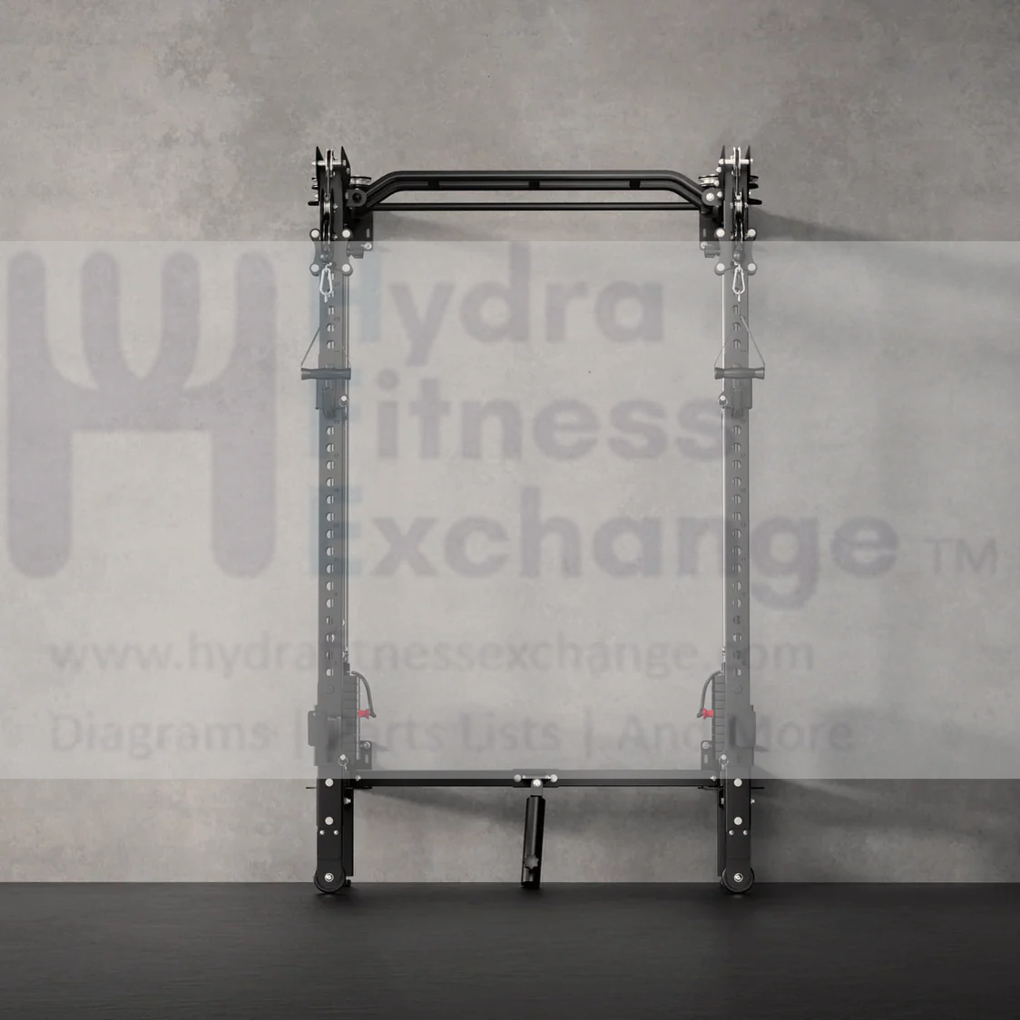 Major Fitness Lightning F35 Pro Wall Mounted Folding Power Rack Home Gym - Image 4