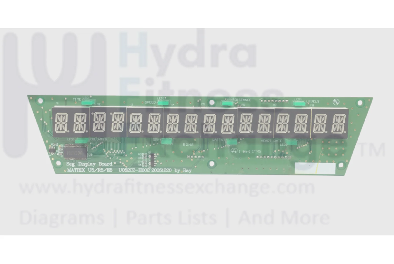 Matrix Commercial Elliptical Display Console Electronic Board 037757-AAR