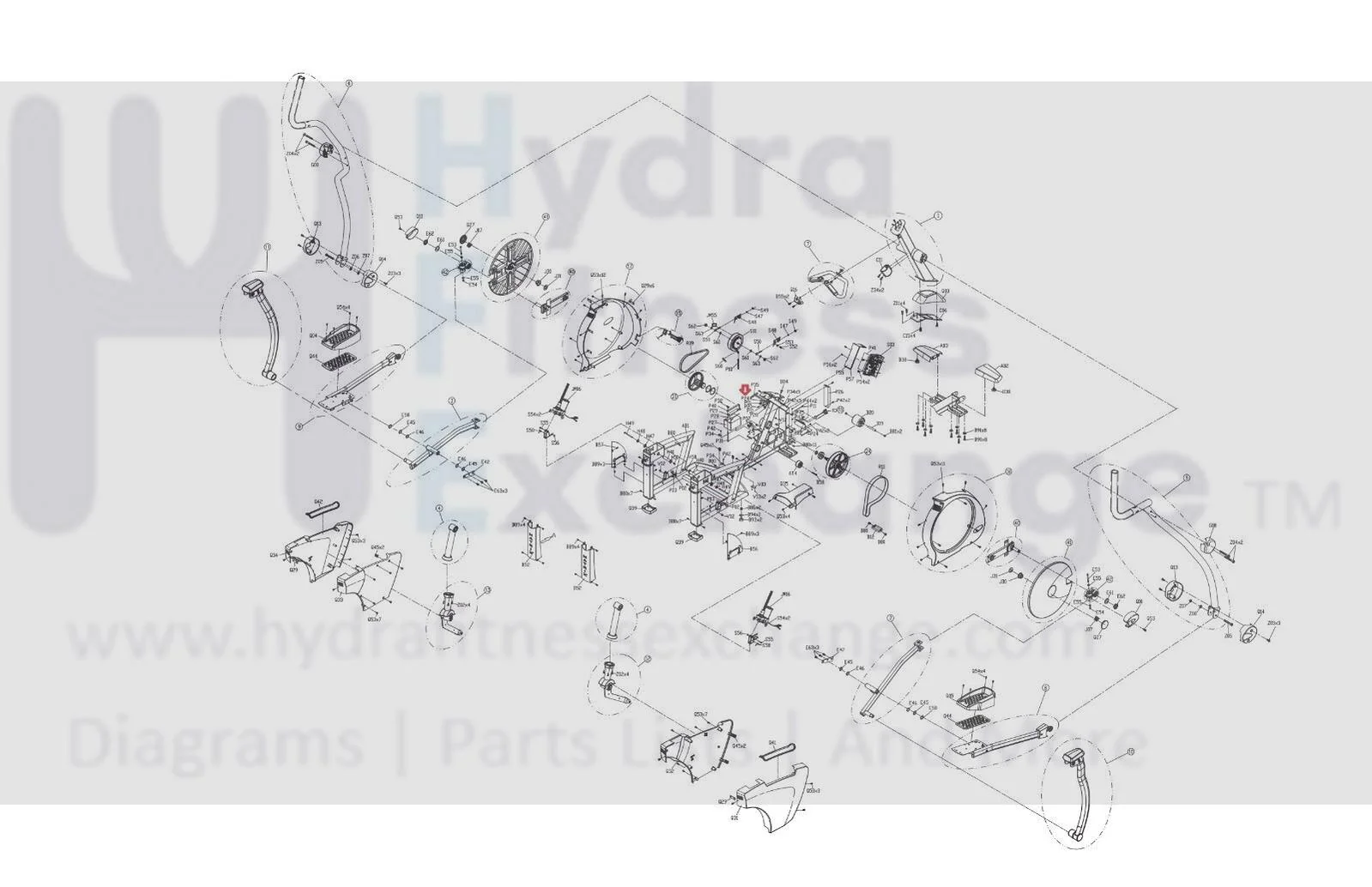 Matrix Commercial Elliptical Power Wire 0000093217 - Image 2