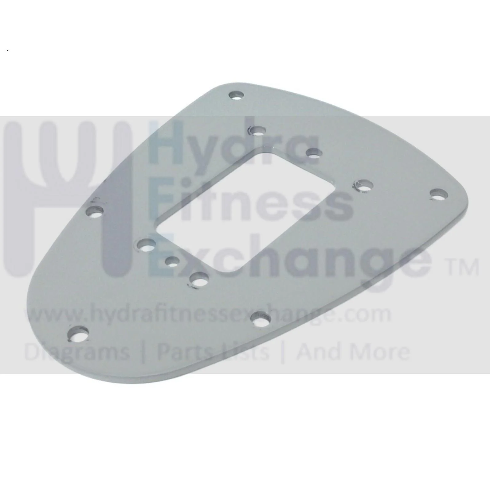 Matrix Commercial Fitness Upright Bike Silver Gray Console Fix Plate 035701-AA