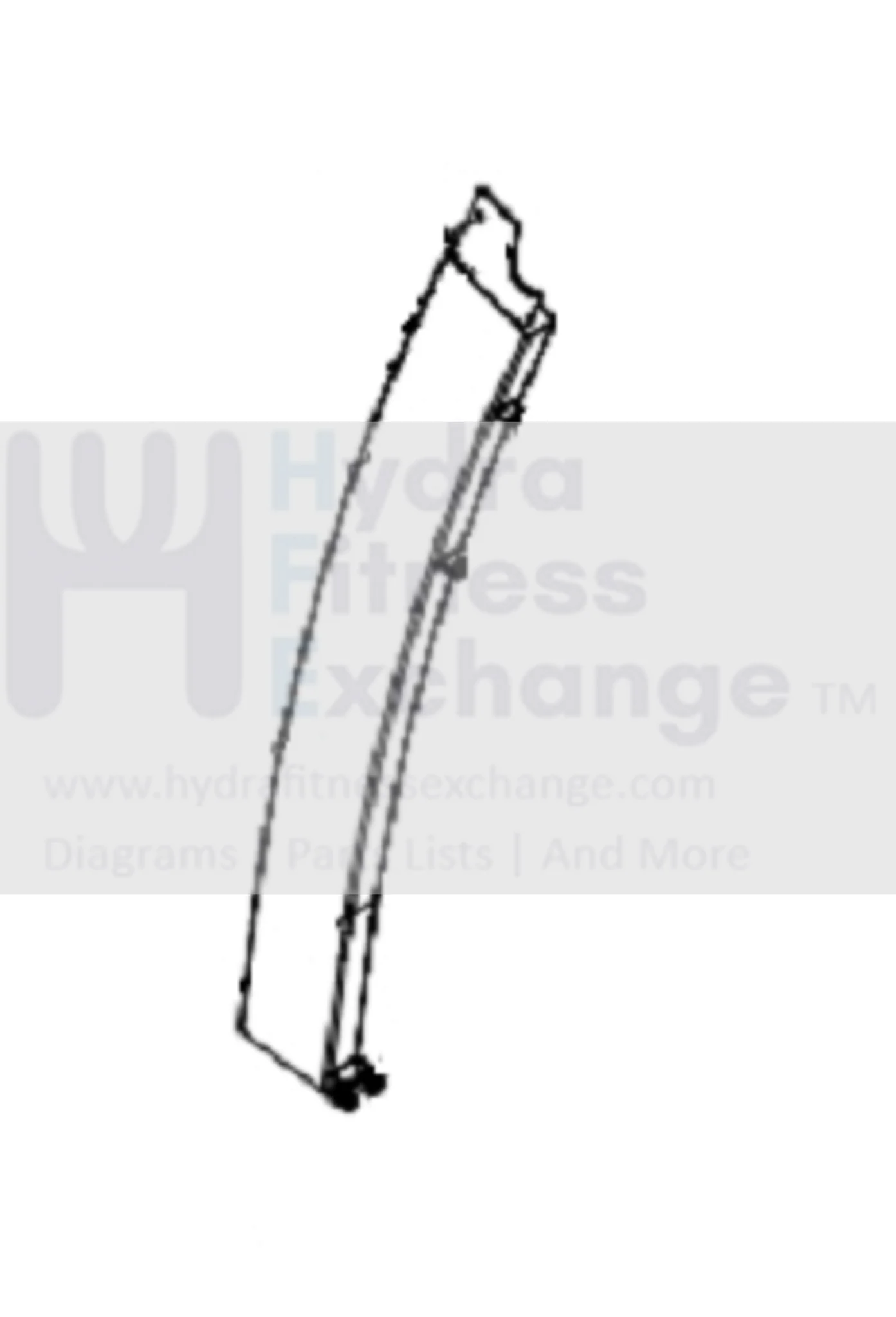 Matrix Commercial Horizon Fitness I5x-G3 30727 Treadmill Right Console Mast Set 081368