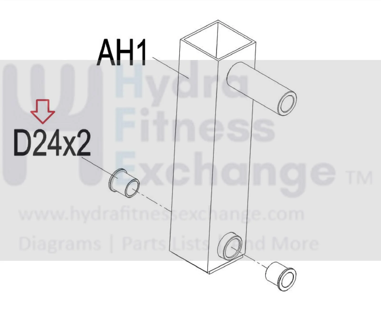Matrix Commercial Strength System Bushing 15 x 19 x 20T 1000096014 - Image 2