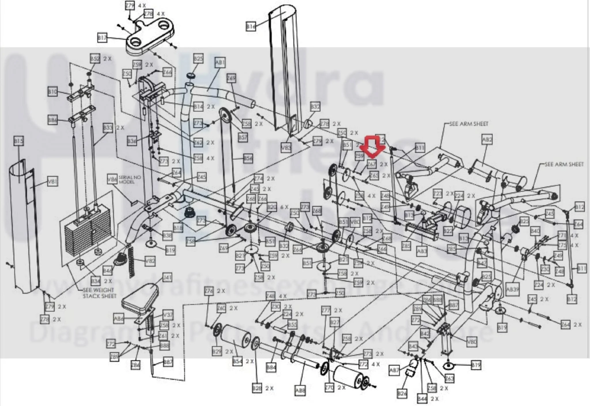 Matrix Commercial Strength System Hex Head Screw .250 - 20 x 1.50" 1000336429 - Image 2