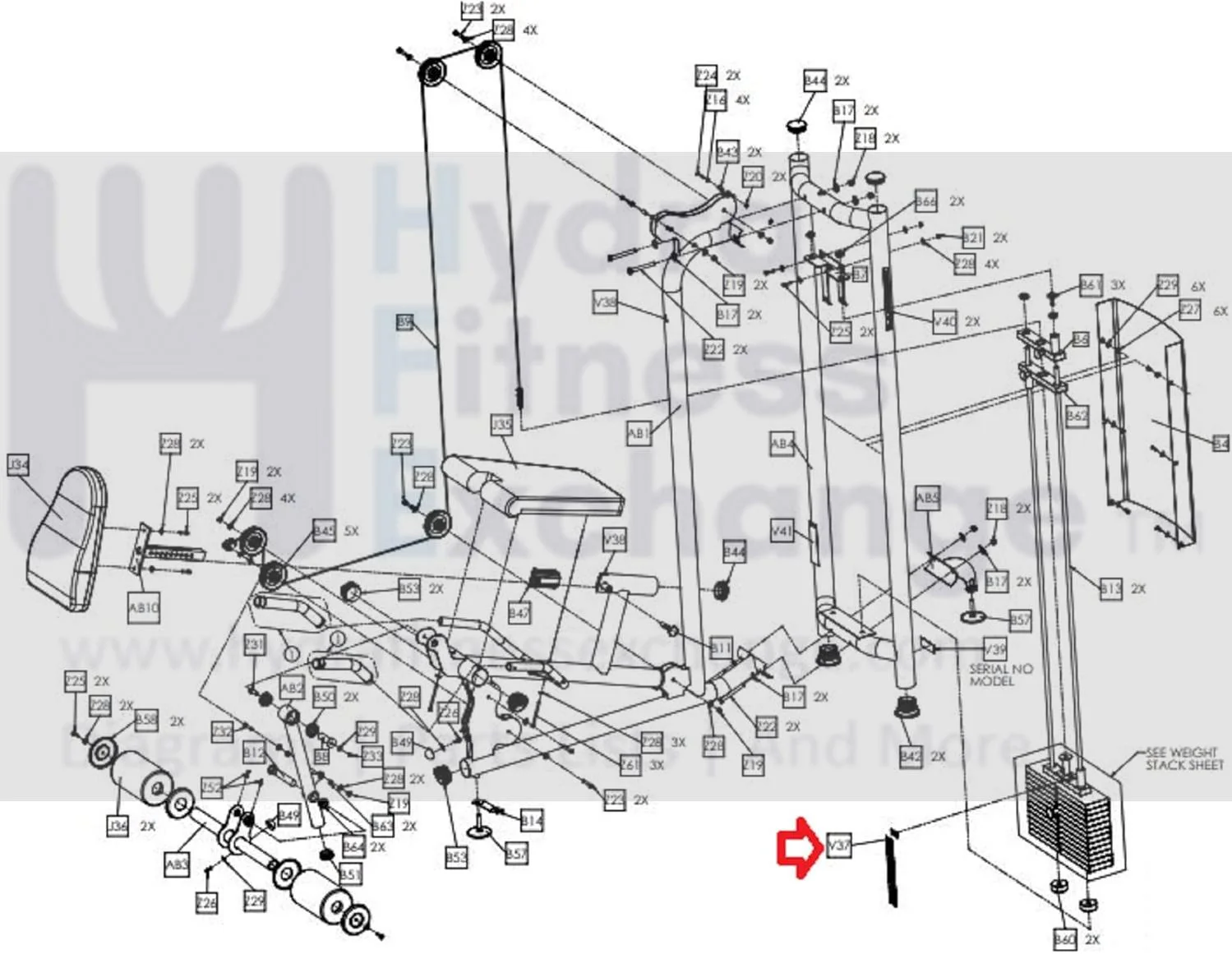 Matrix Commercial Strength System Medium 900 Stack Decal 1000328403 - Image 2