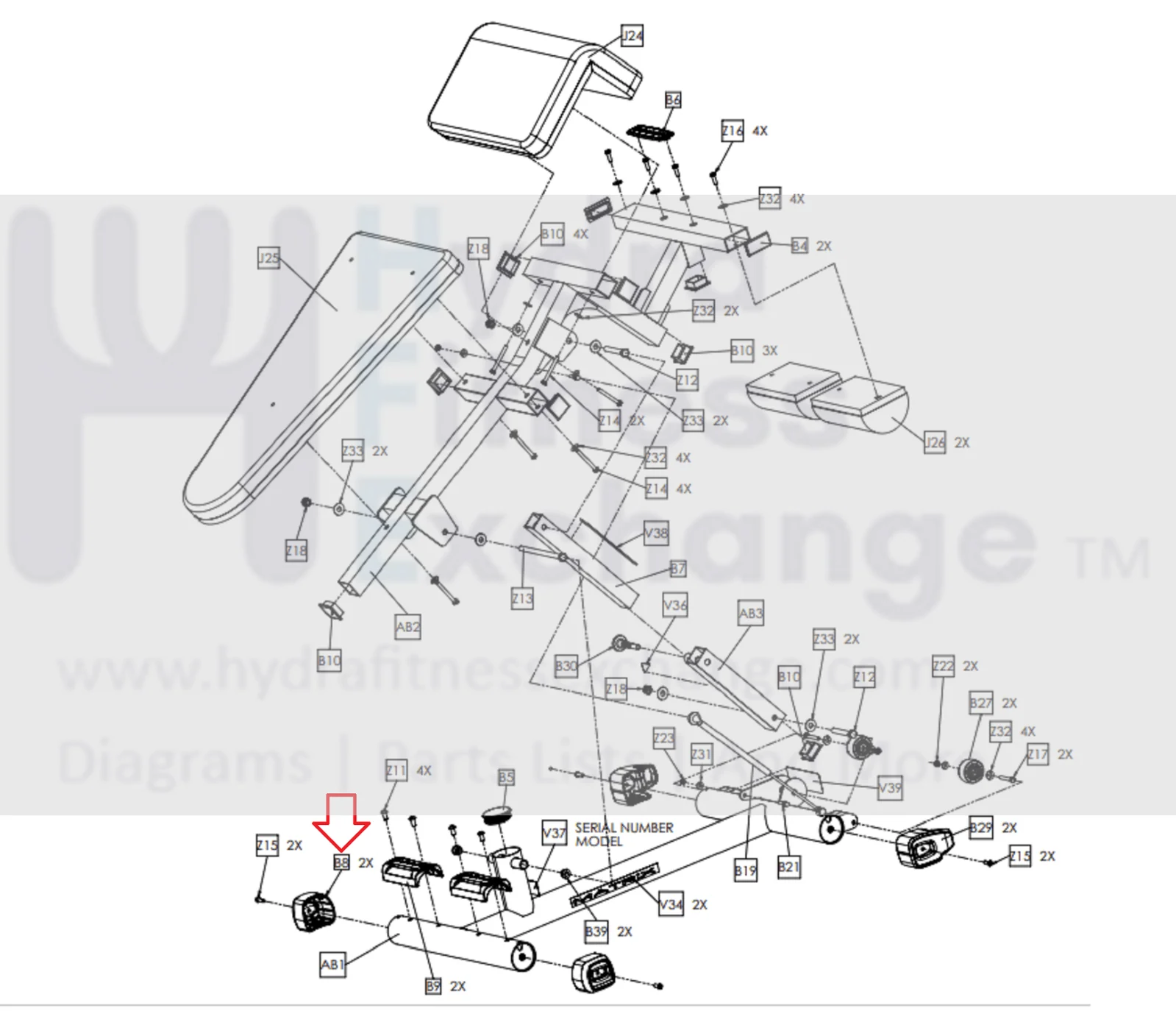 Matrix Commercial Strength System Stabilizer End Cap 1000312245 - Image 2